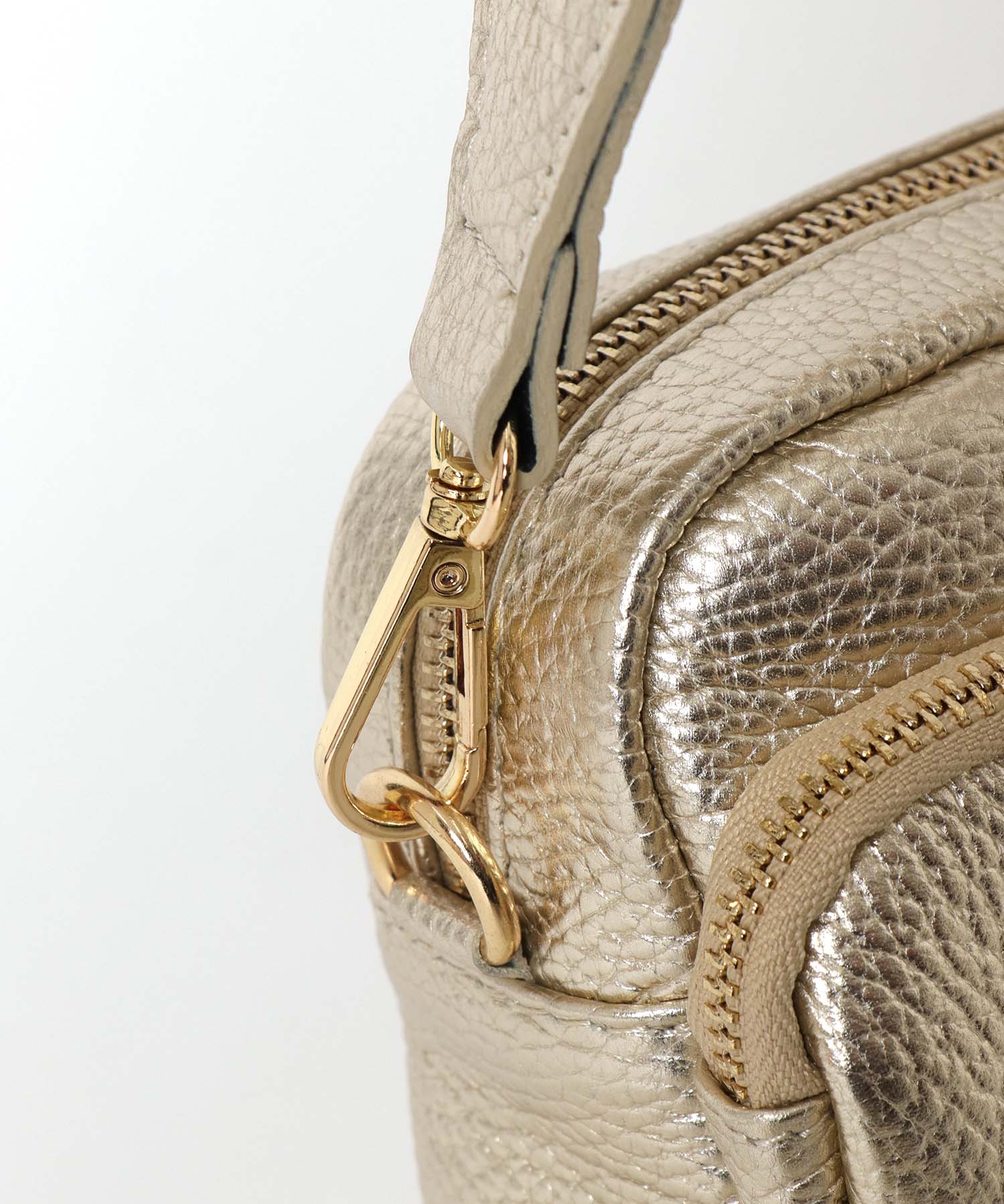 aleather metallic bag【andrea cardone/アンドレアカルドネ】