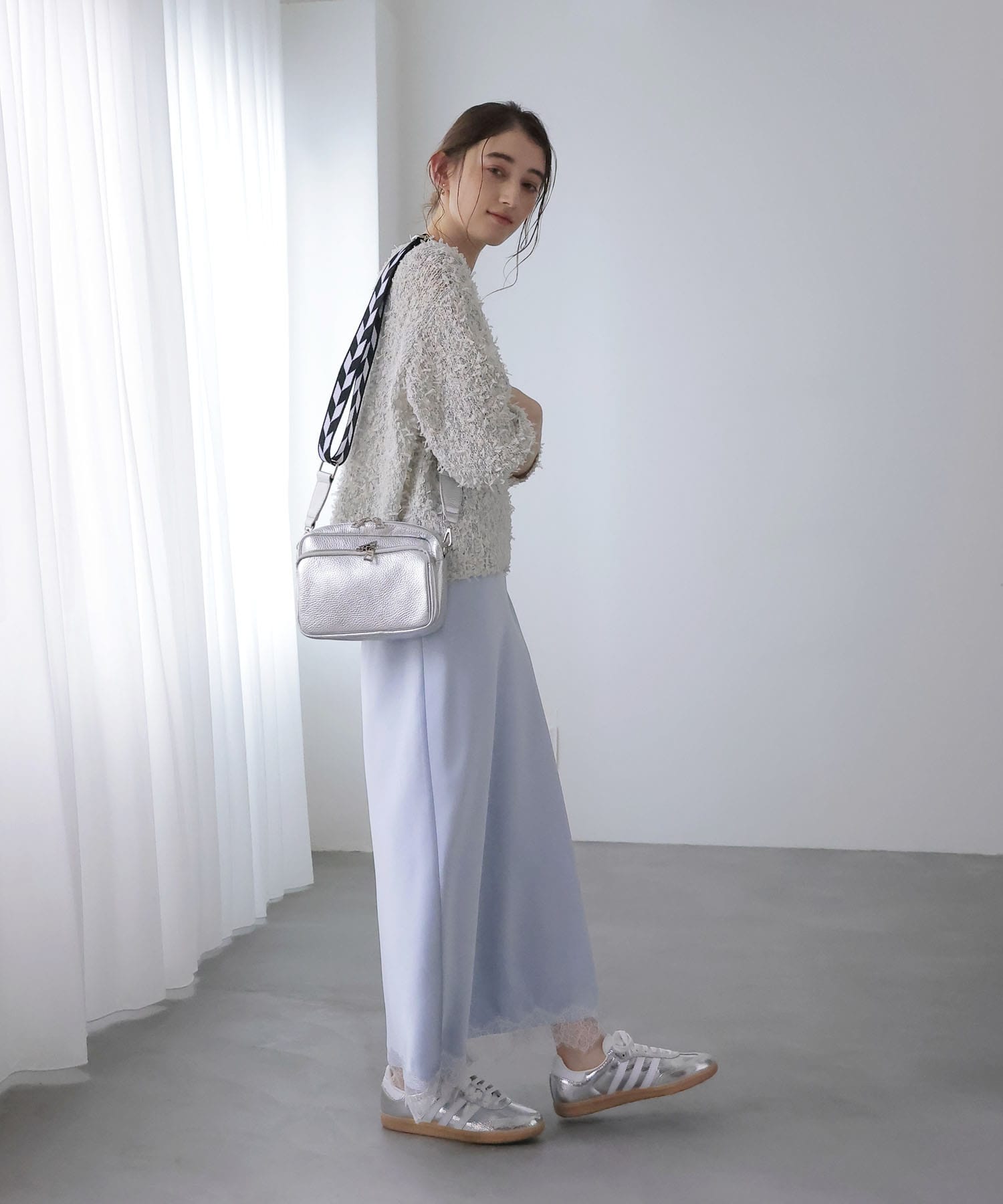 aleather metallic bag【andrea cardone/アンドレアカルドネ】