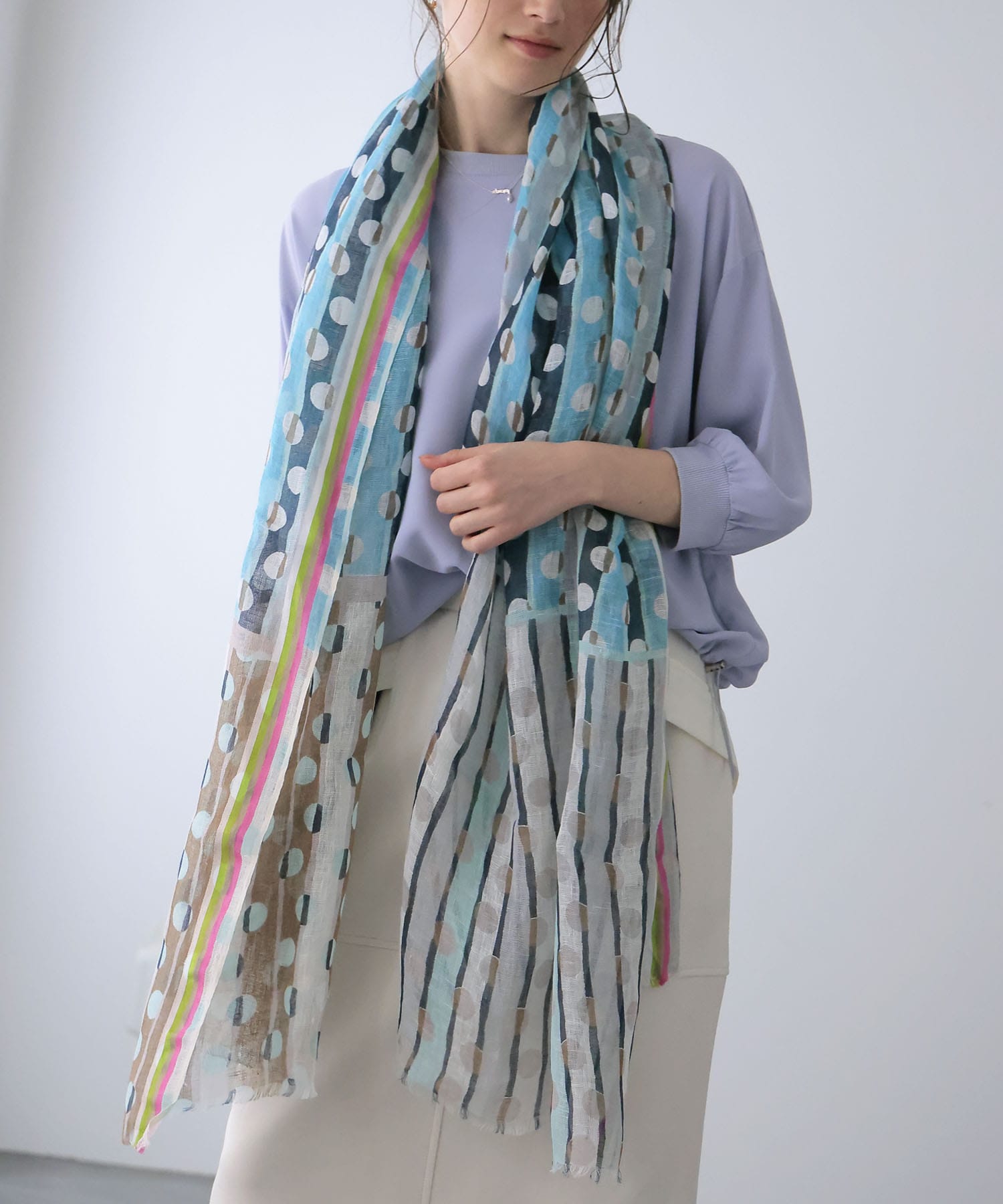 Bubbleストール【STORIATIPIC/ストリアティピック】