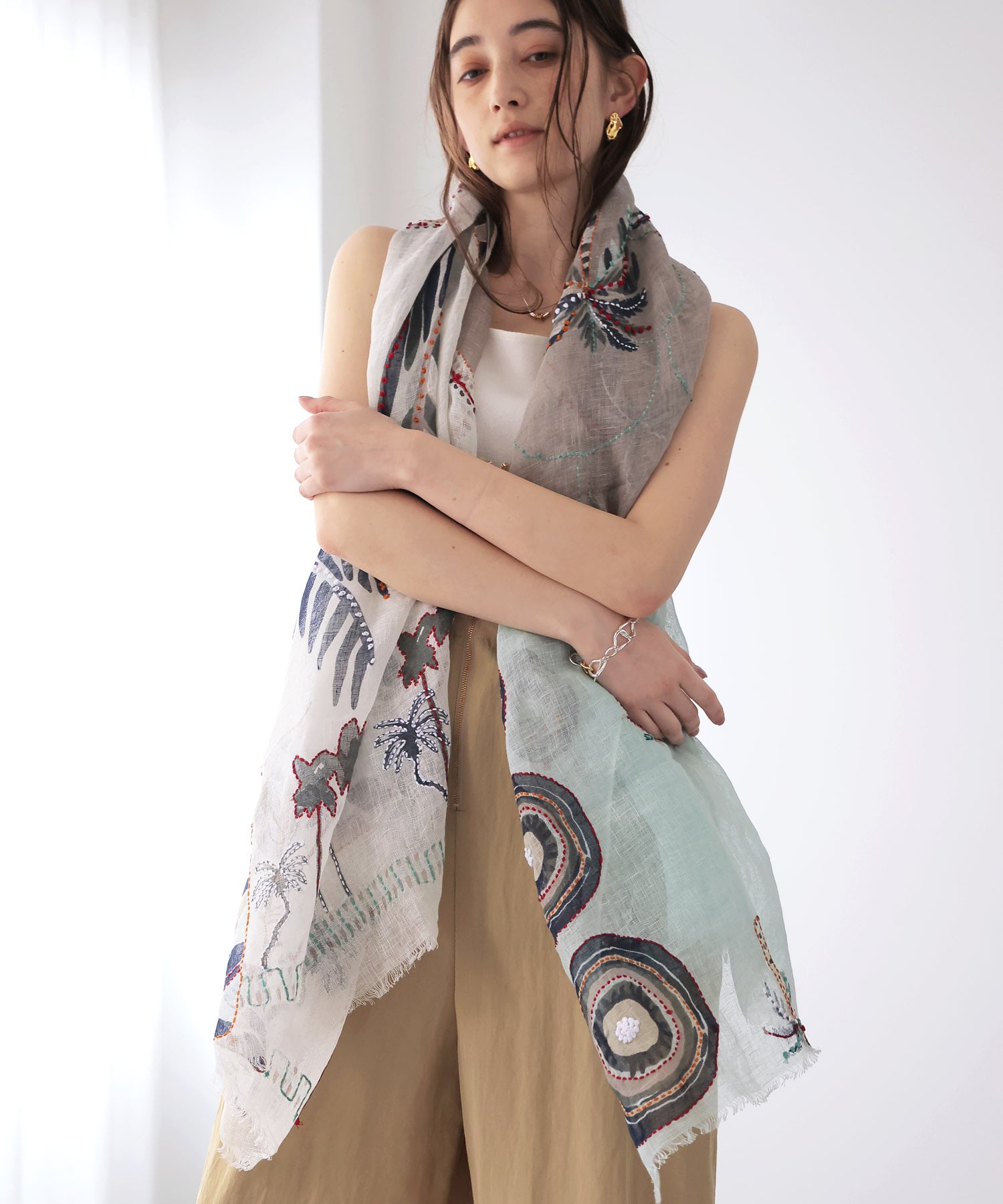 Baiaストール【STORIATIPIC/ストリアティピック】