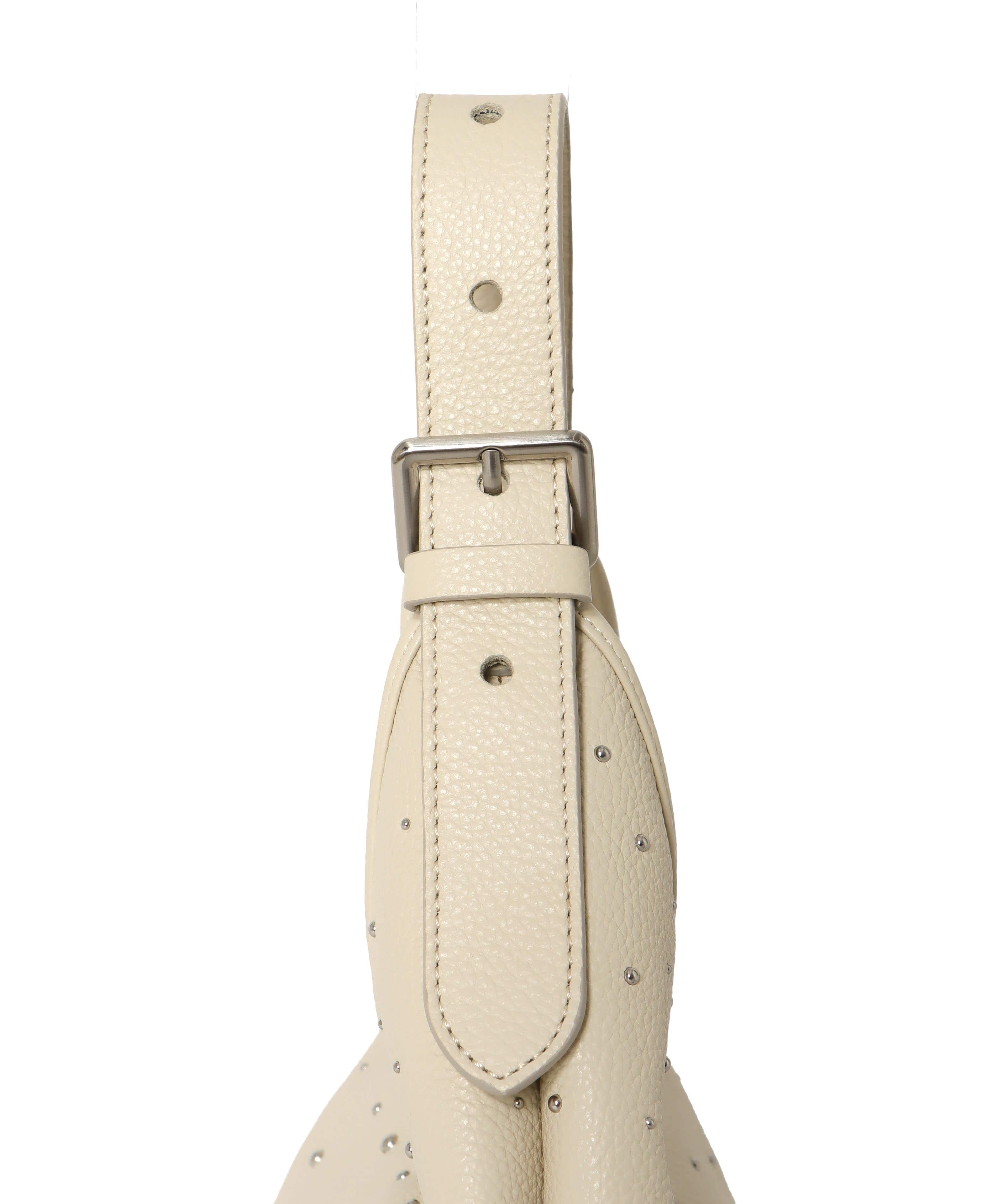 ホワイトスタッズトラペーズminiバッグ【クリスチャンヴィラ/CHRISTIAN VILLA】