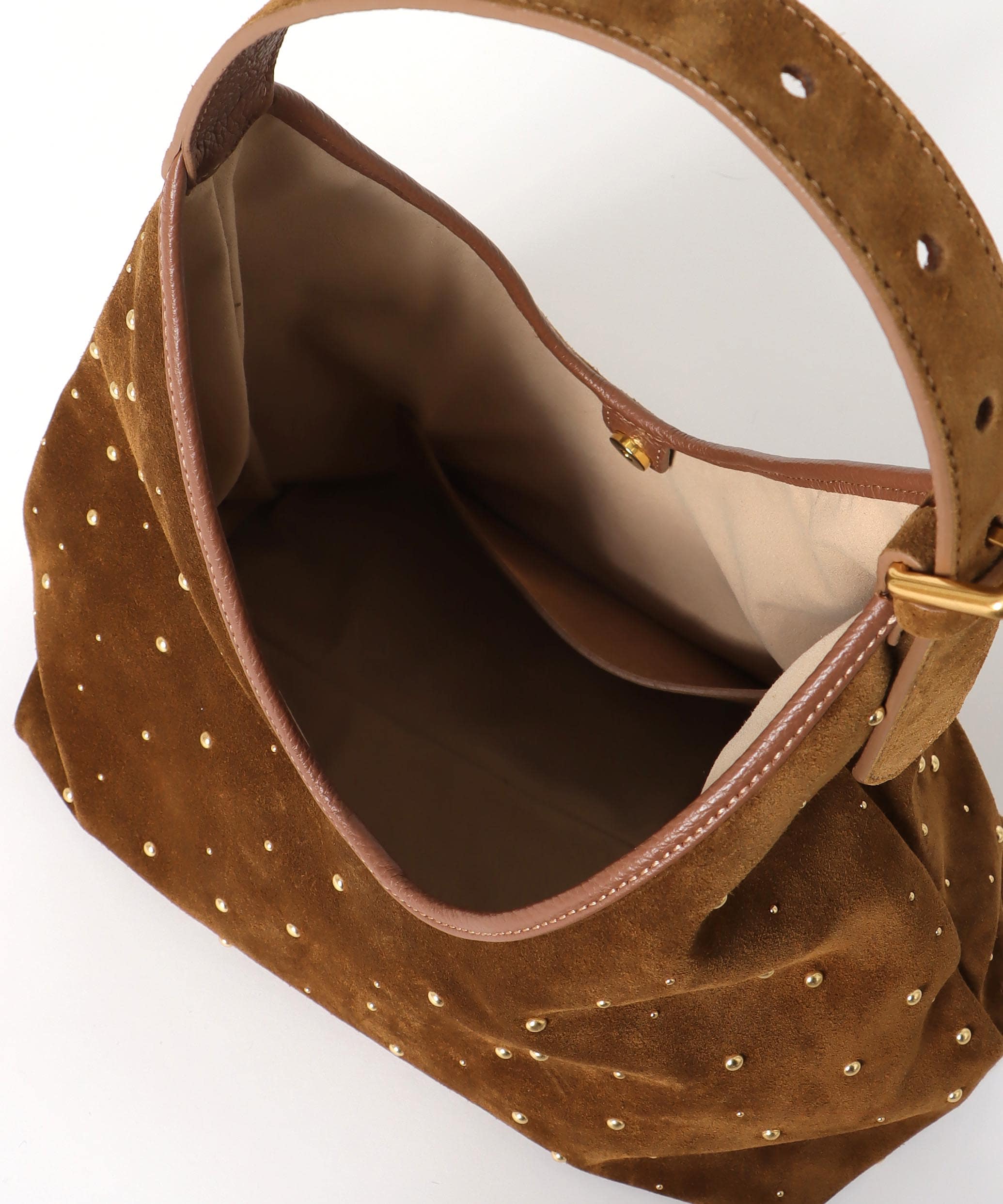 スエードスタッズトラペーズバッグ【クリスチャンヴィラ/CHRISTIAN VILLA】