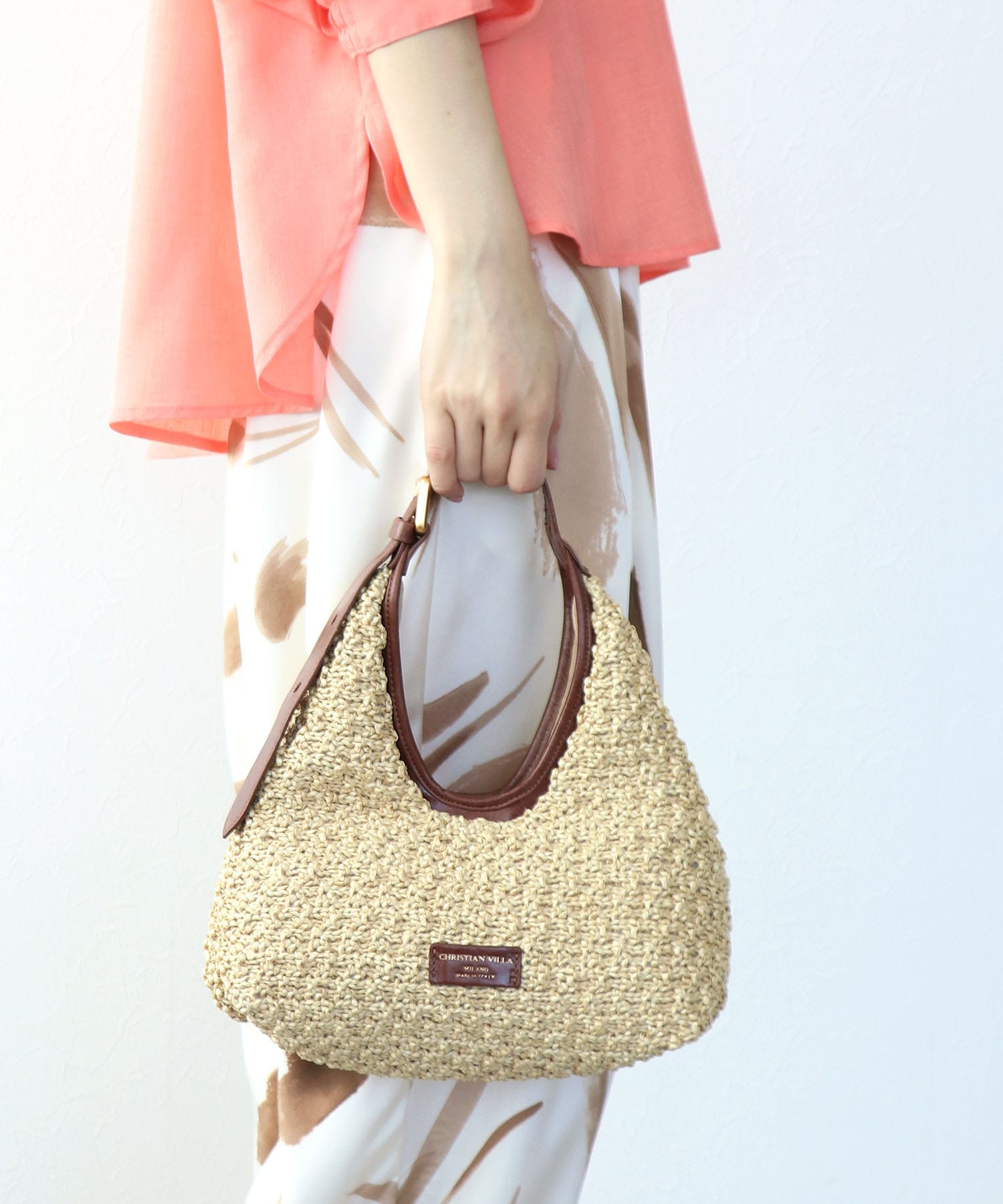 マクラメトラペーズminiバッグ【クリスチャンヴィラ/CHRISTIAN VILLA】