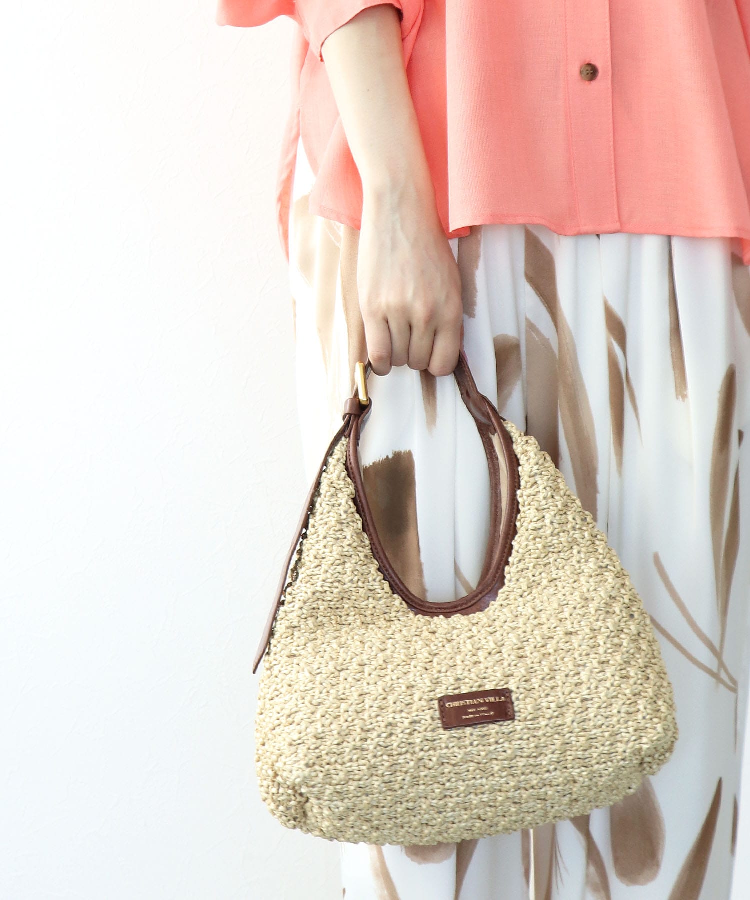 マクラメトラペーズminiバッグ【クリスチャンヴィラ/CHRISTIAN VILLA】