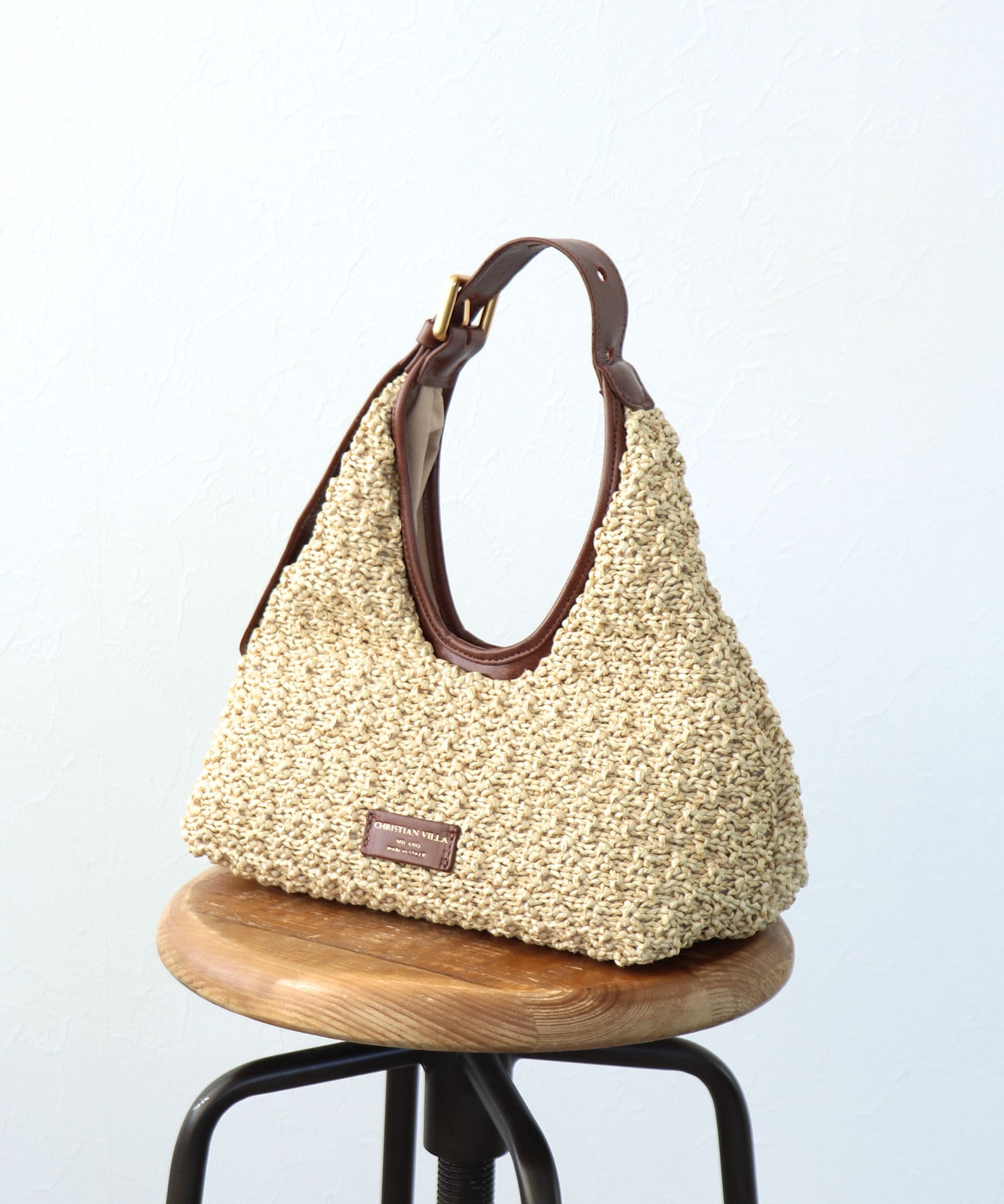 マクラメトラペーズminiバッグ【クリスチャンヴィラ/CHRISTIAN VILLA】