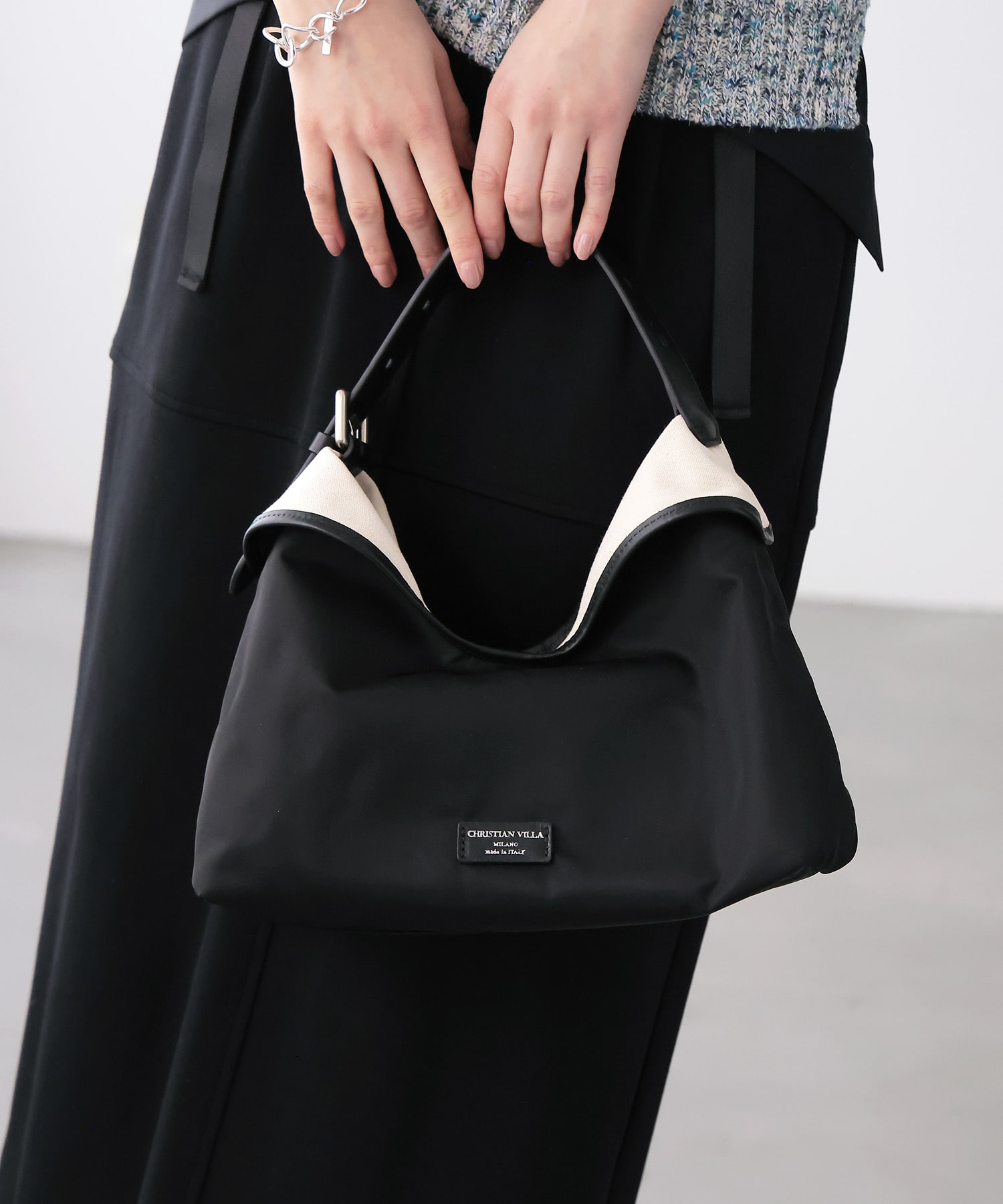 ナイロントラペーズバッグ【クリスチャンヴィラ/CHRISTIAN VILLA】