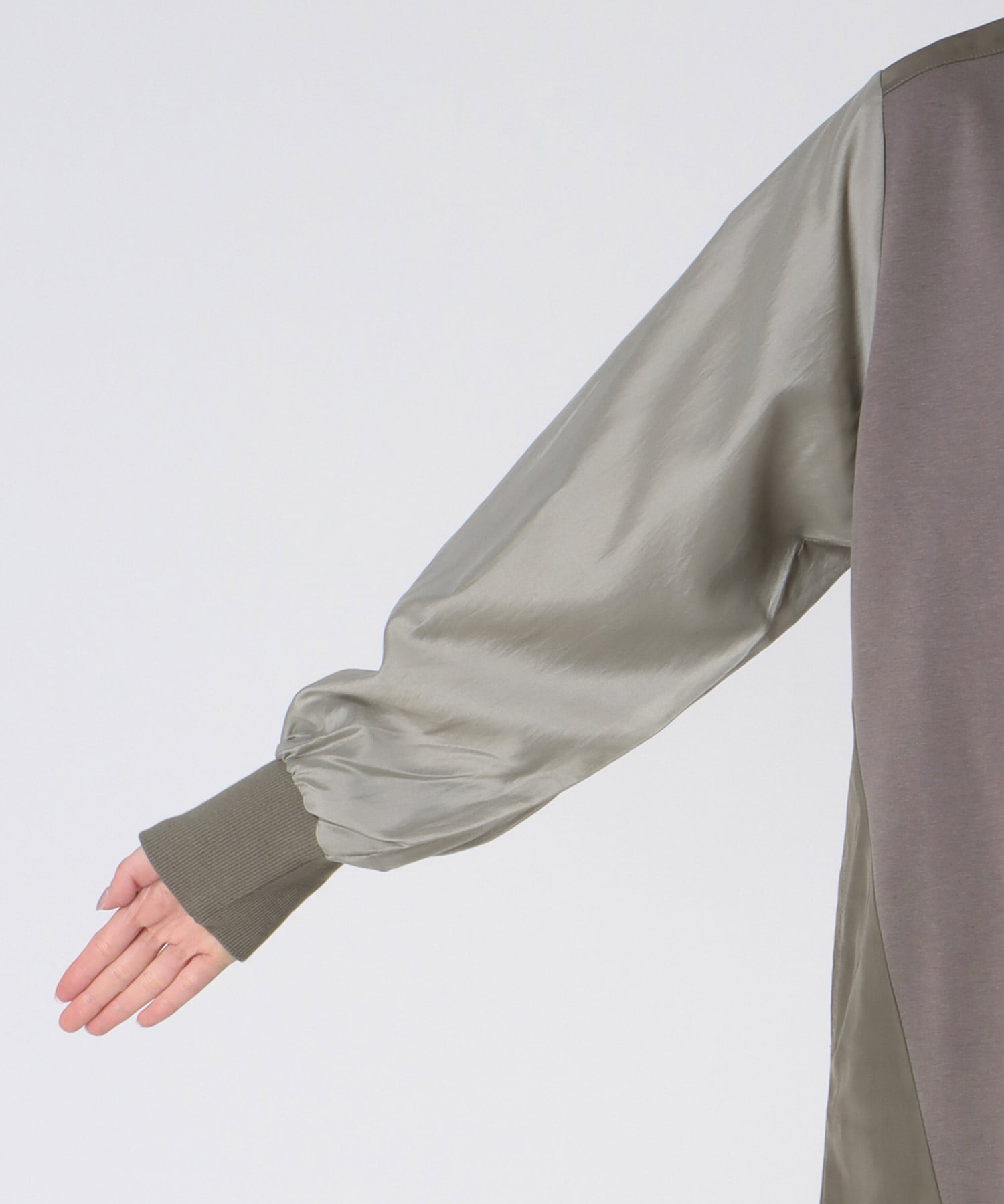 MA-1ライクドッキングワンピース