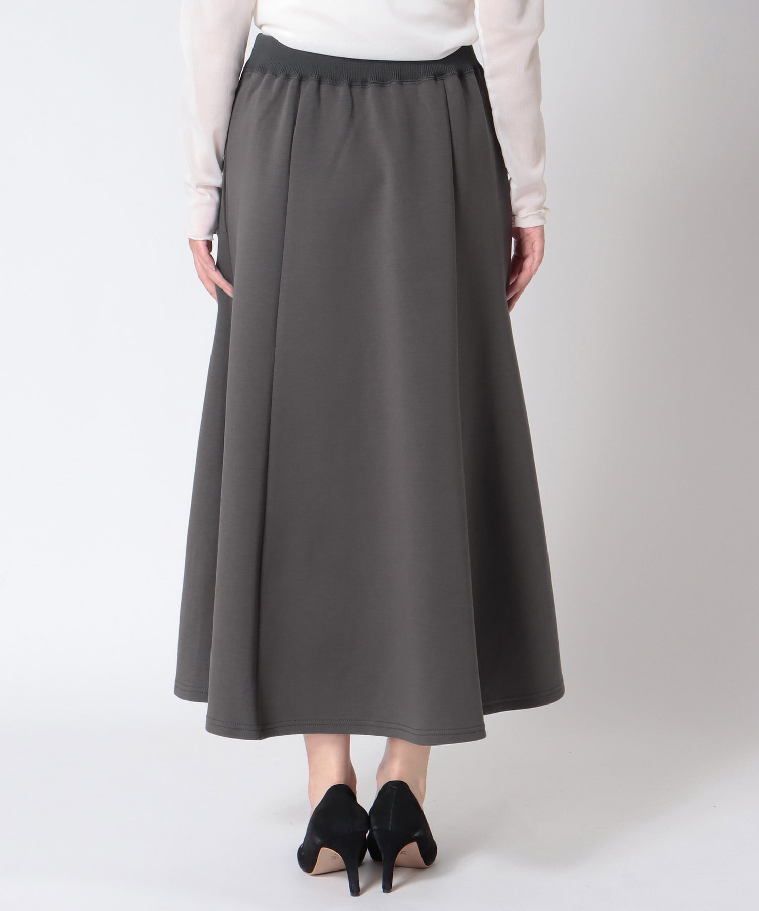 ダンボールニットフレアスカート