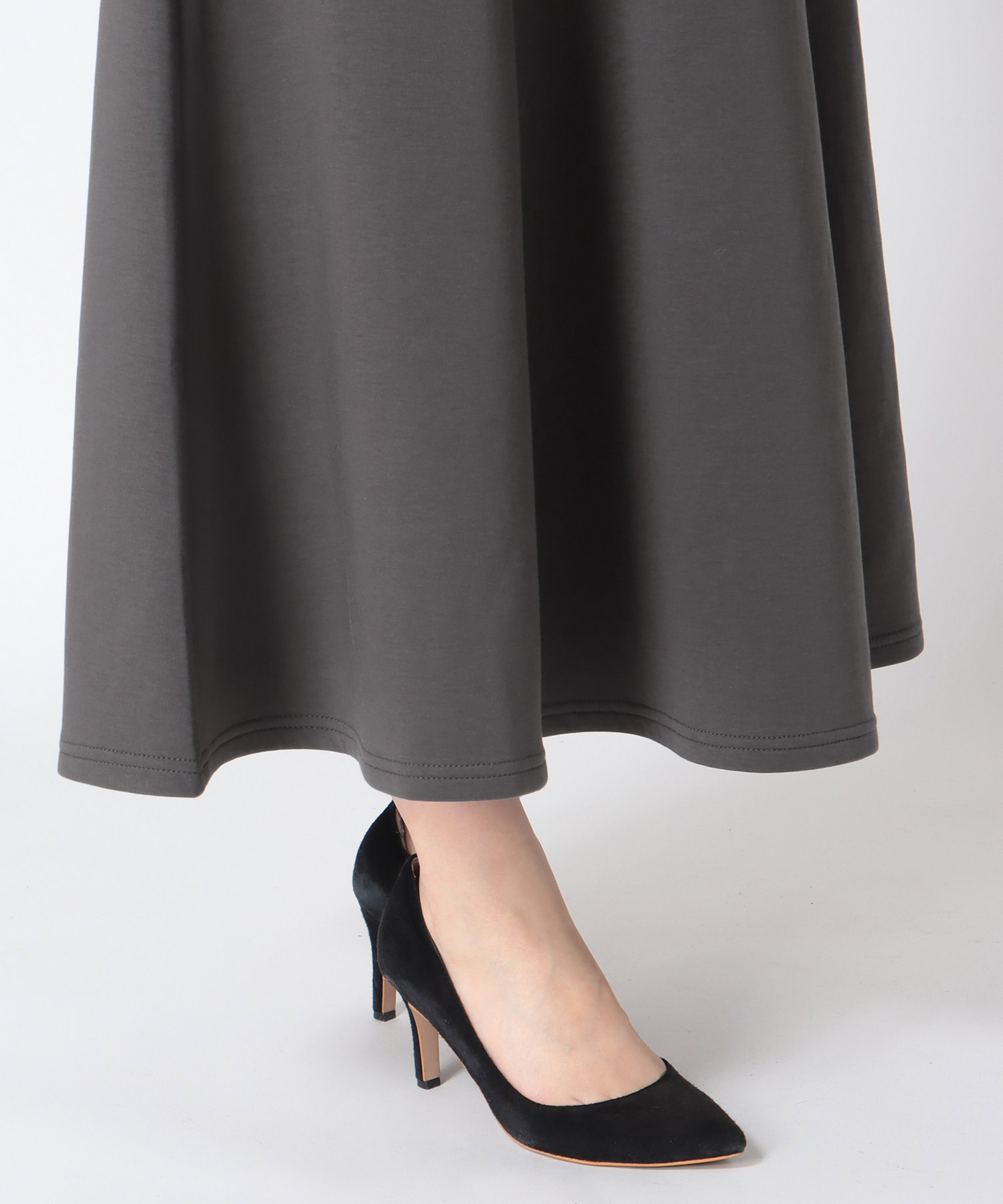 ダンボールニットフレアスカート