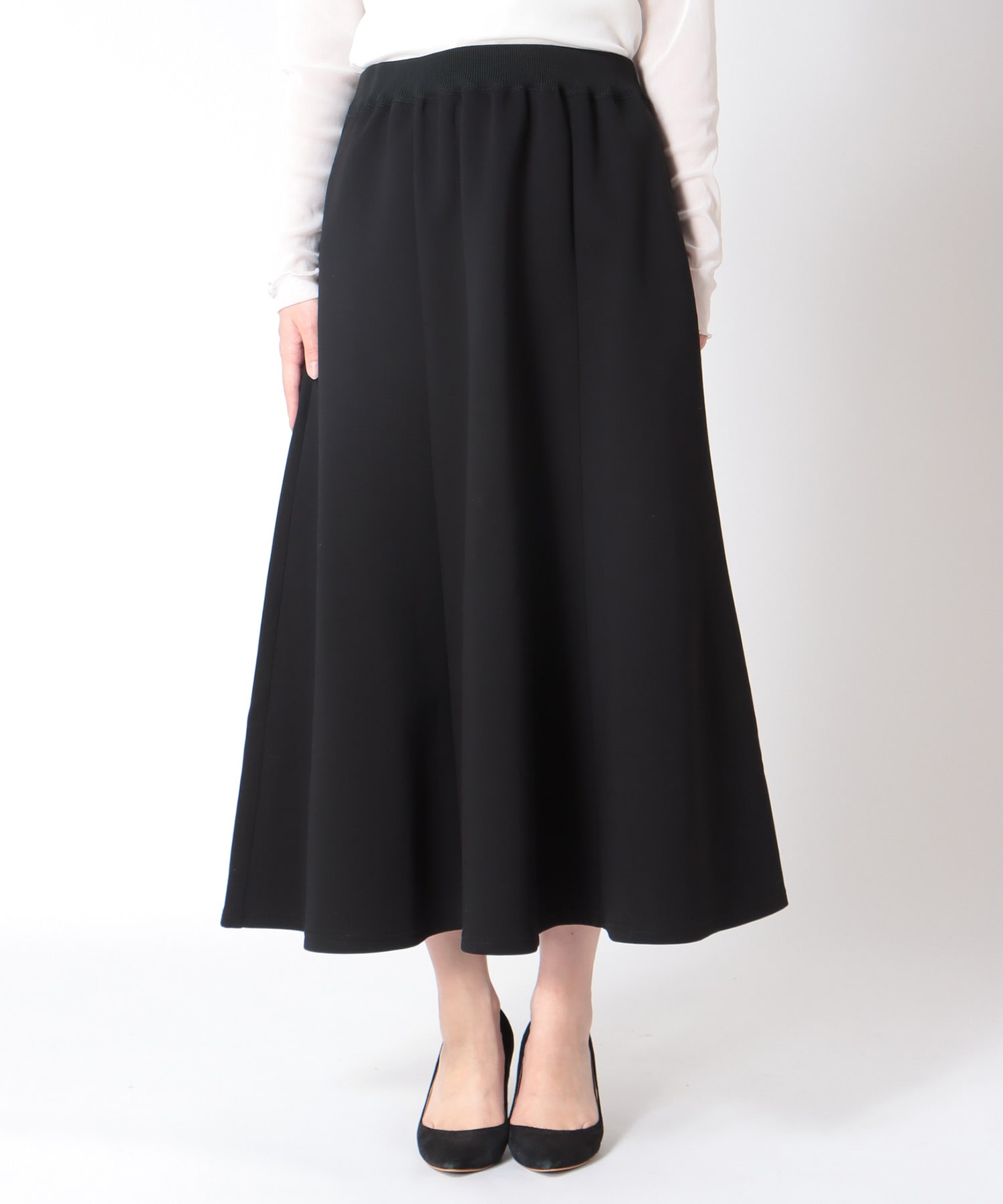 ダンボールニットフレアスカート