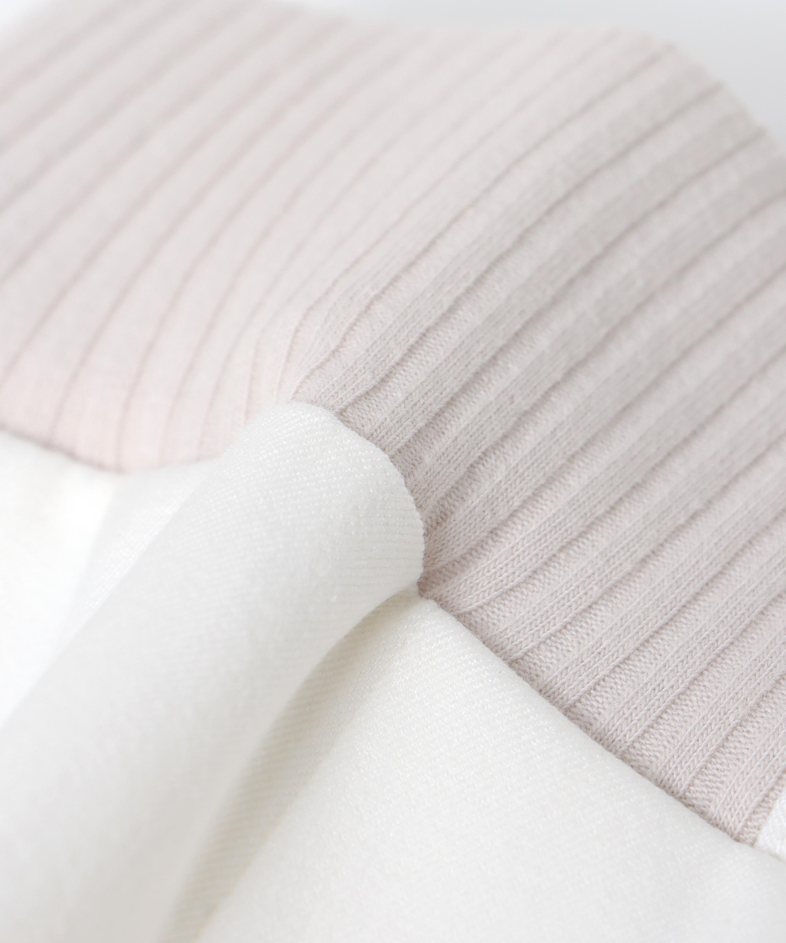 ウエストリブソフトコクーンパンツ