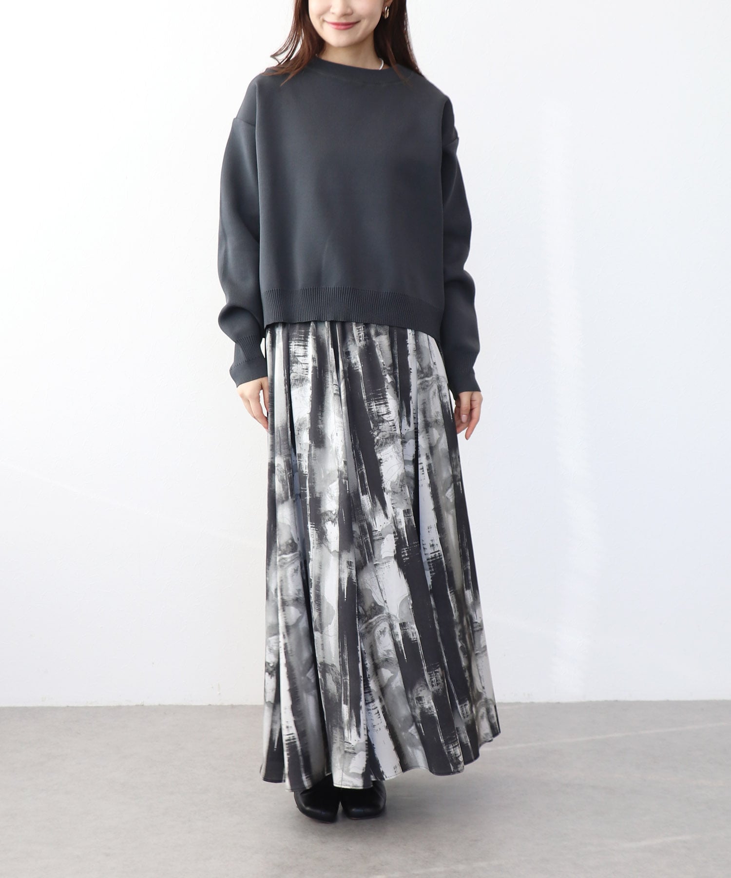 ニットダンボール ドッキングプルオーバー