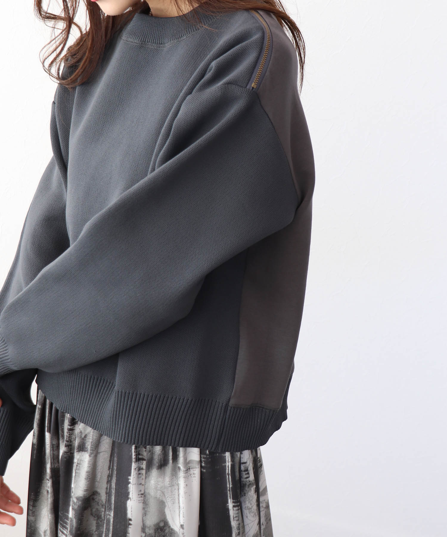 ニットダンボール ドッキングプルオーバー