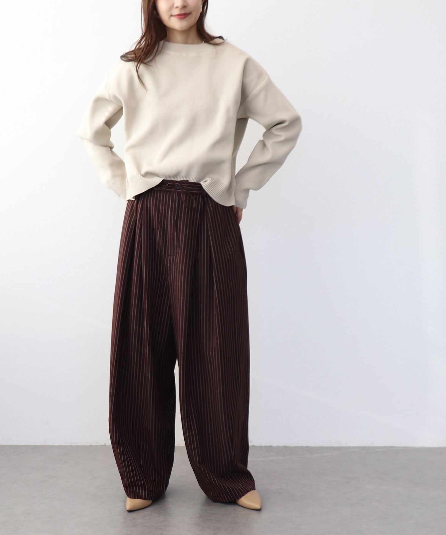 ニットダンボール ドッキングプルオーバー