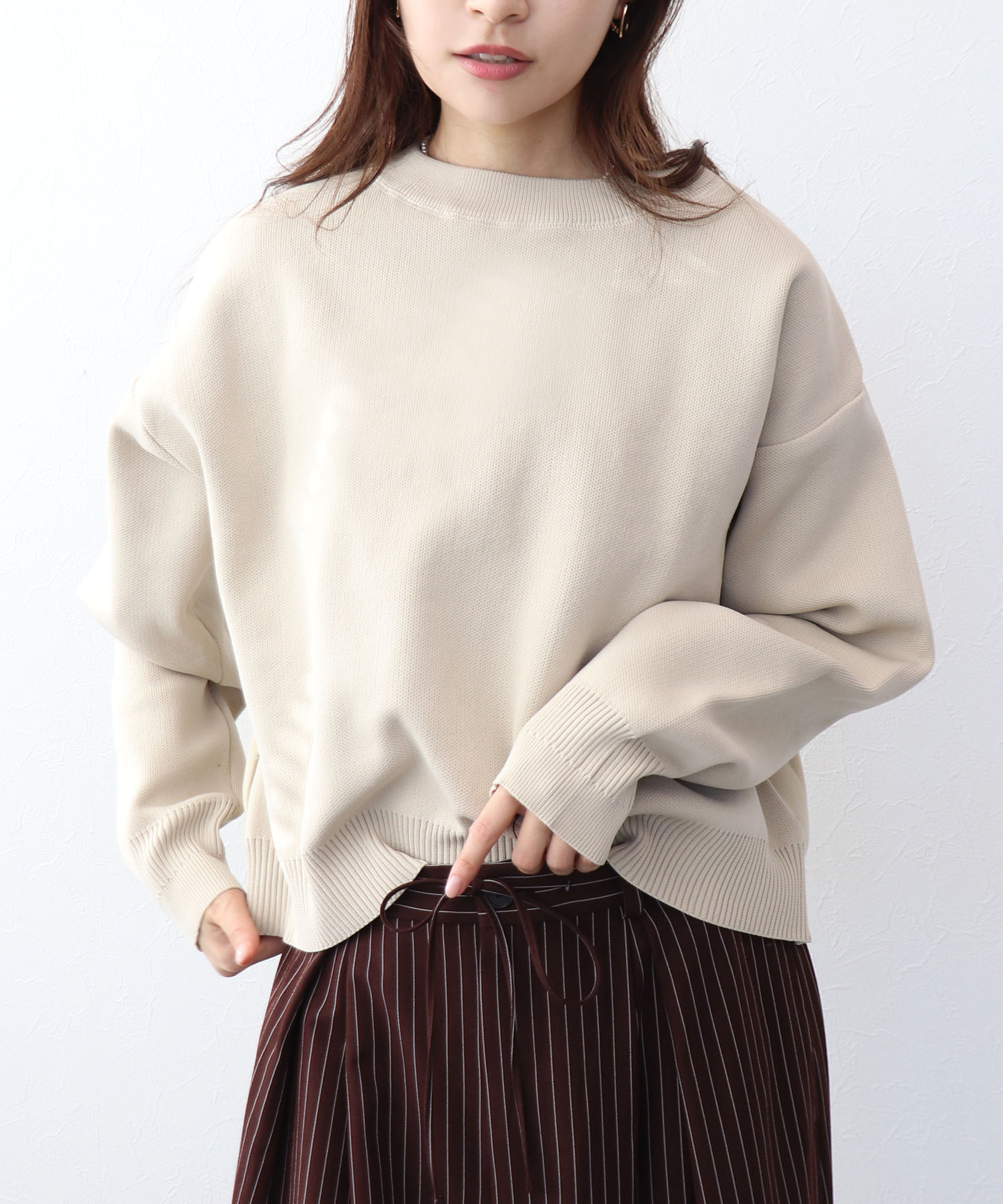 ニットダンボール ドッキングプルオーバー