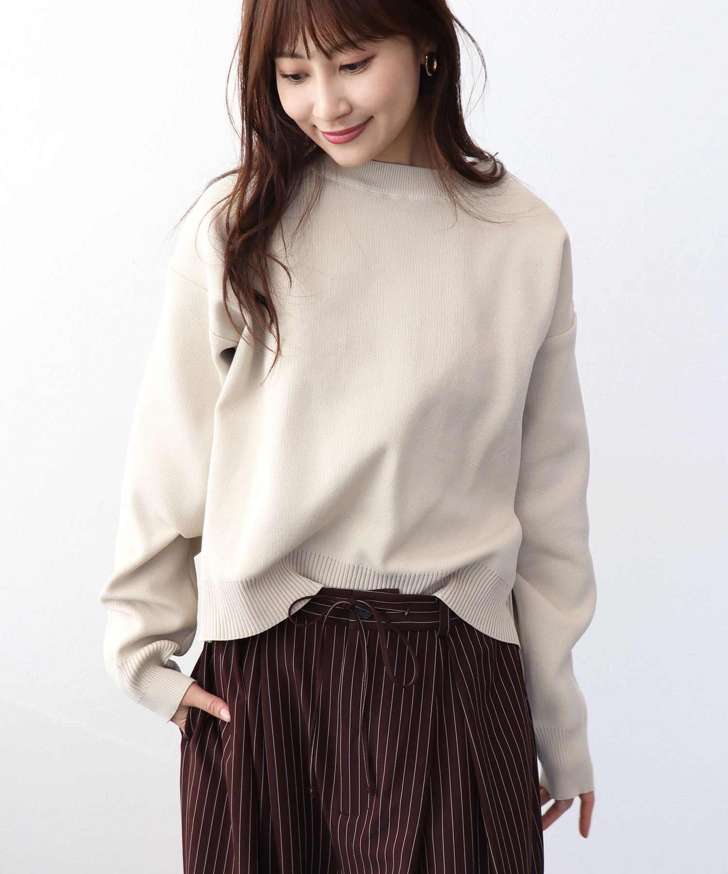 ニットダンボール ドッキングプルオーバー