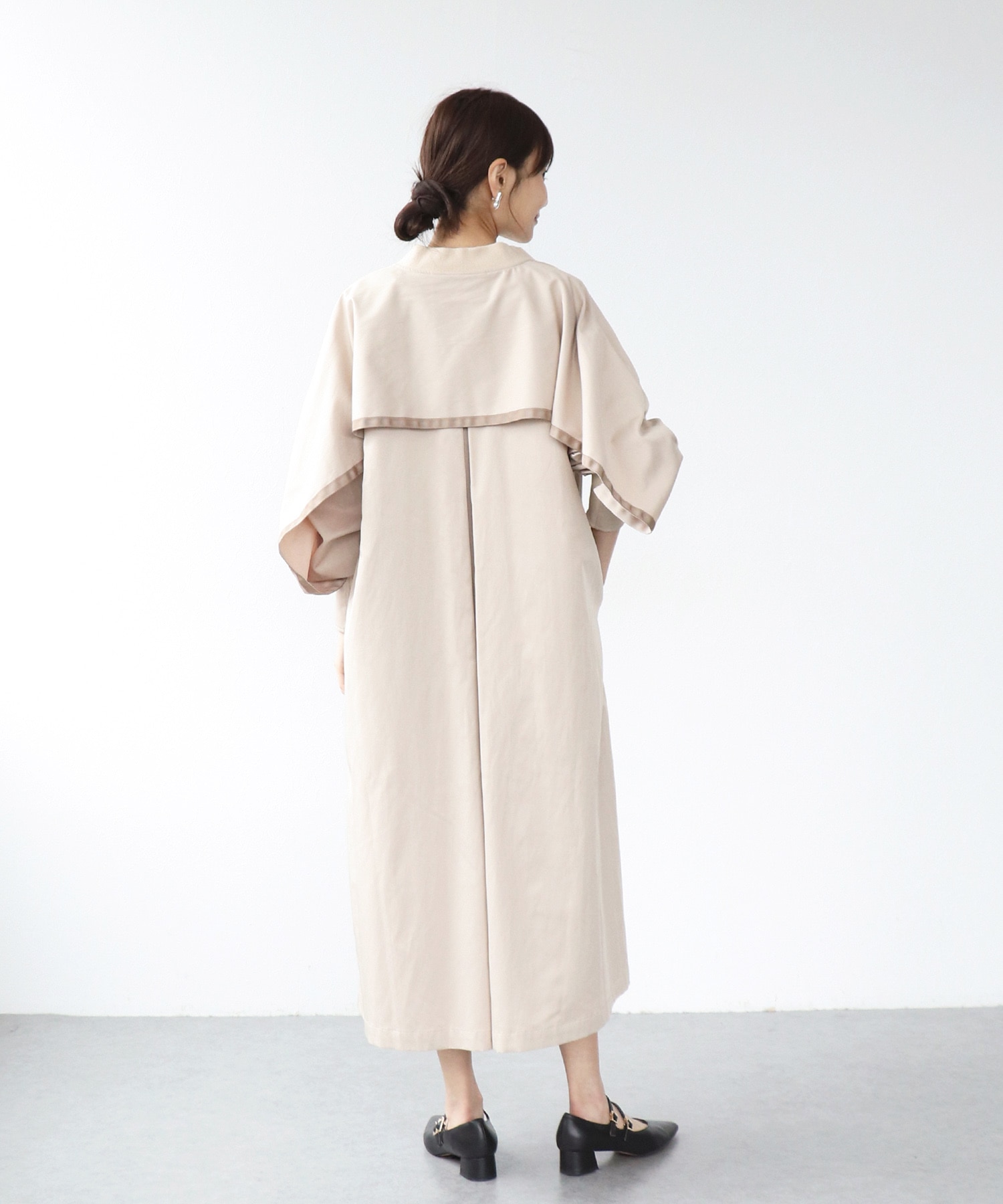 ライナー付ロングブルゾン