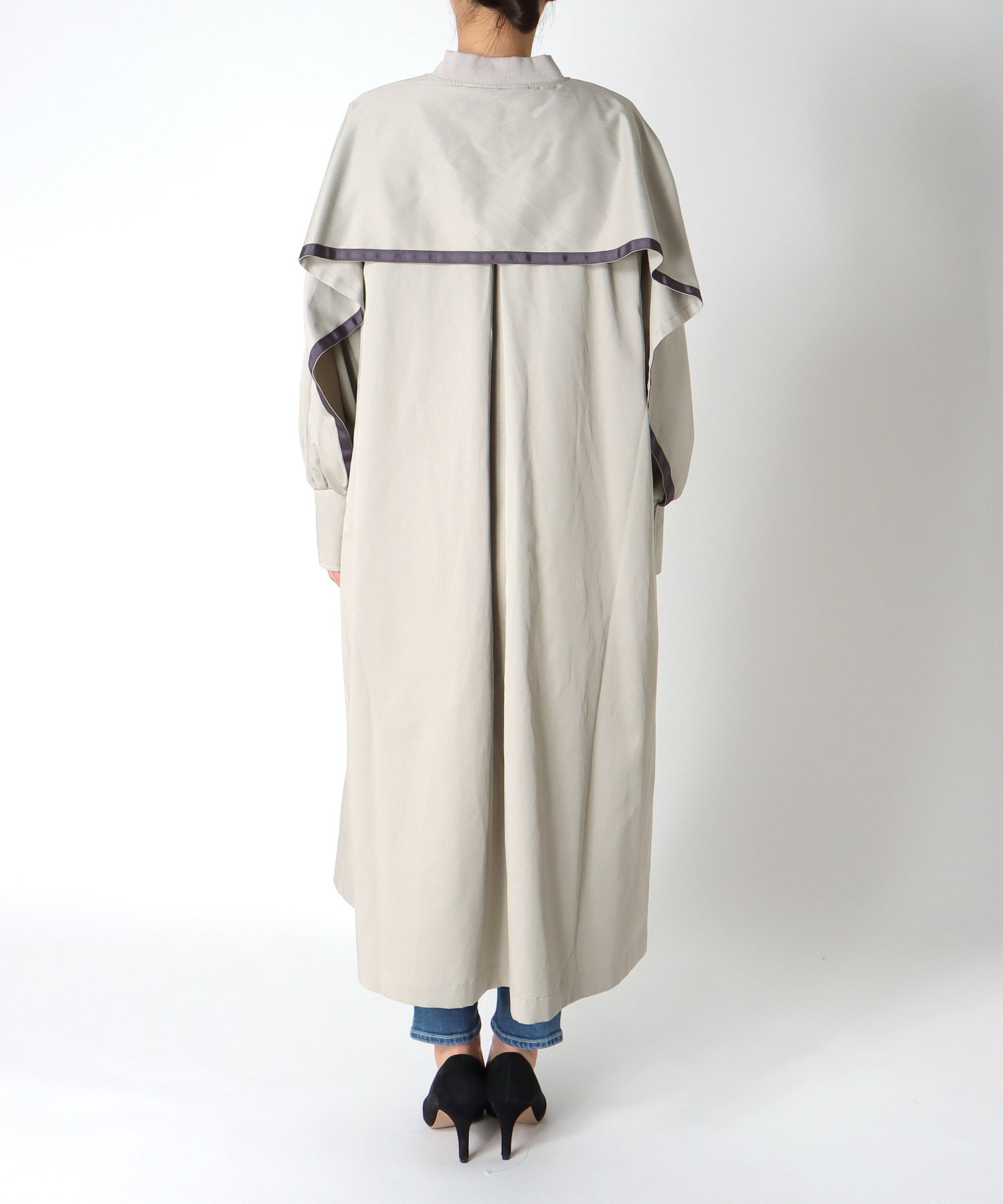 ライナー付ロングブルゾン