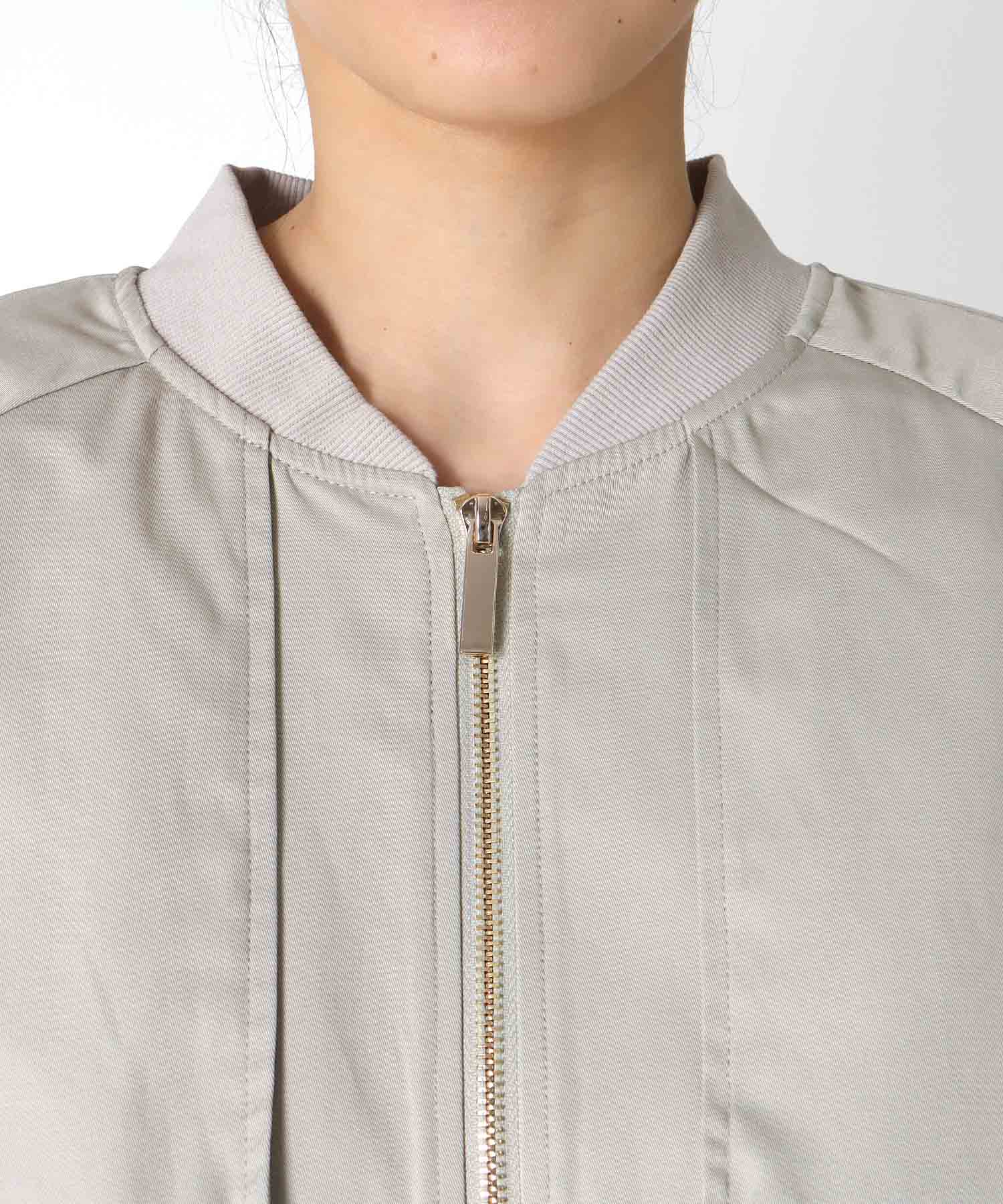 ライナー付ロングブルゾン