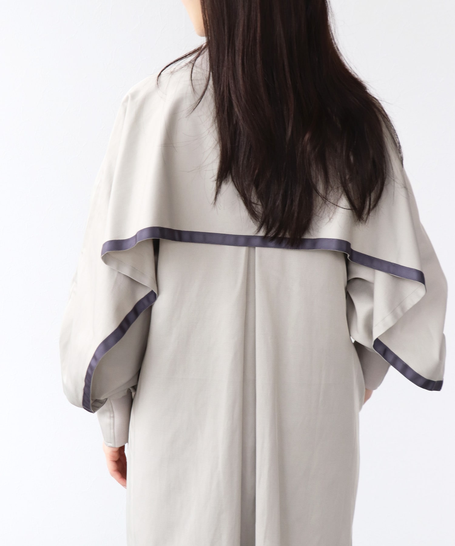 ライナー付ロングブルゾン