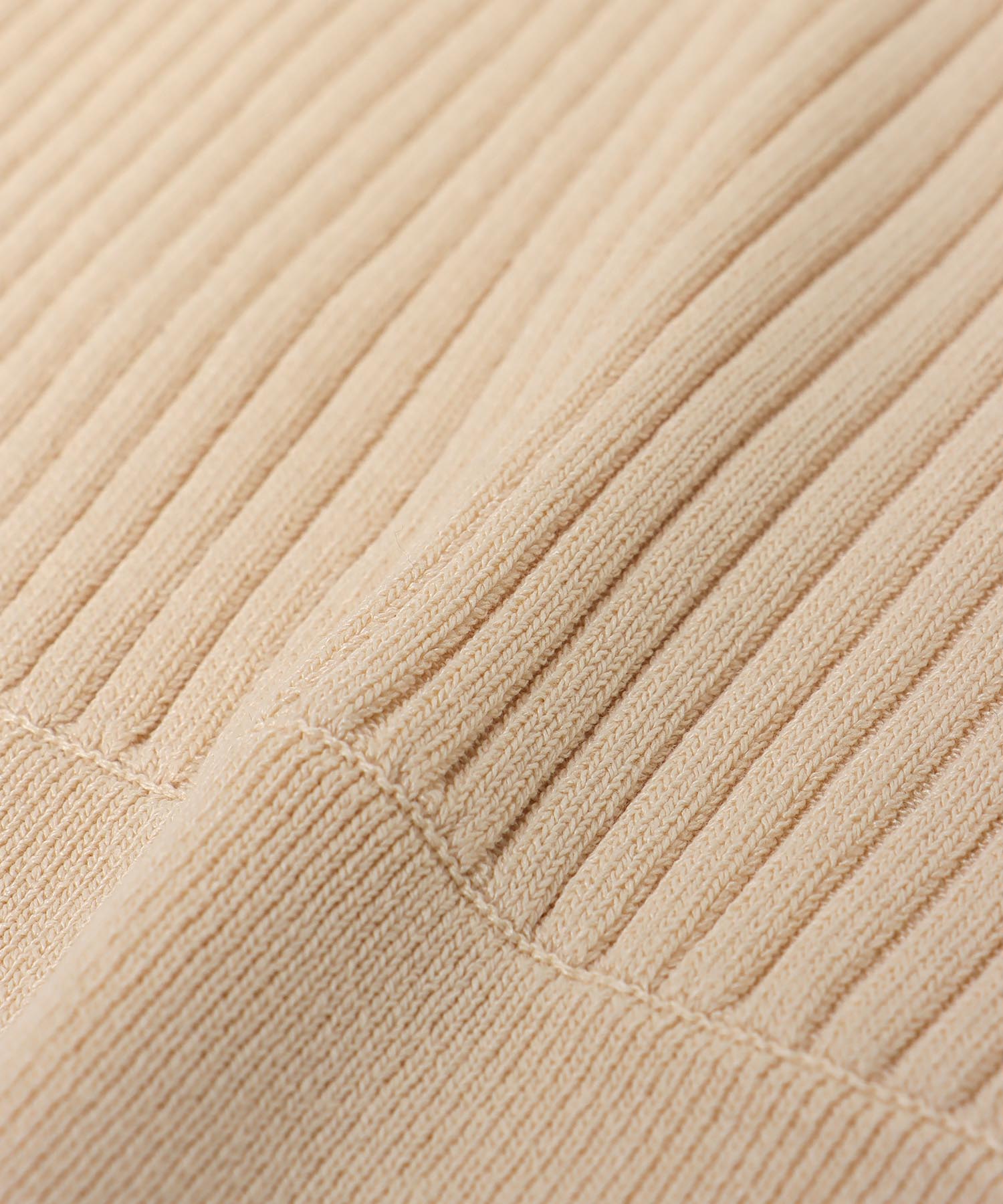 ポロ衿半袖ニット