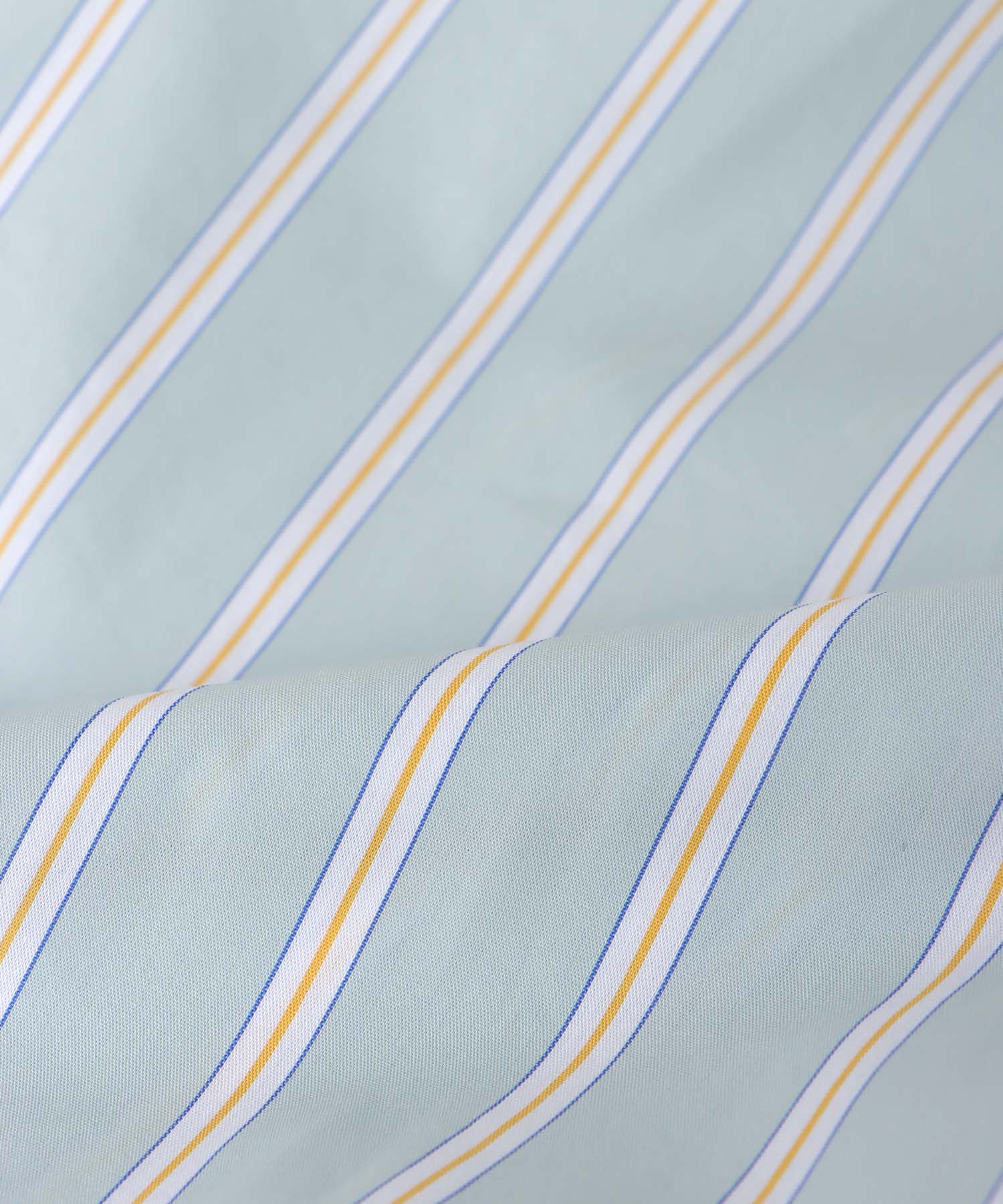 ストライプフレアーシャツブラウス