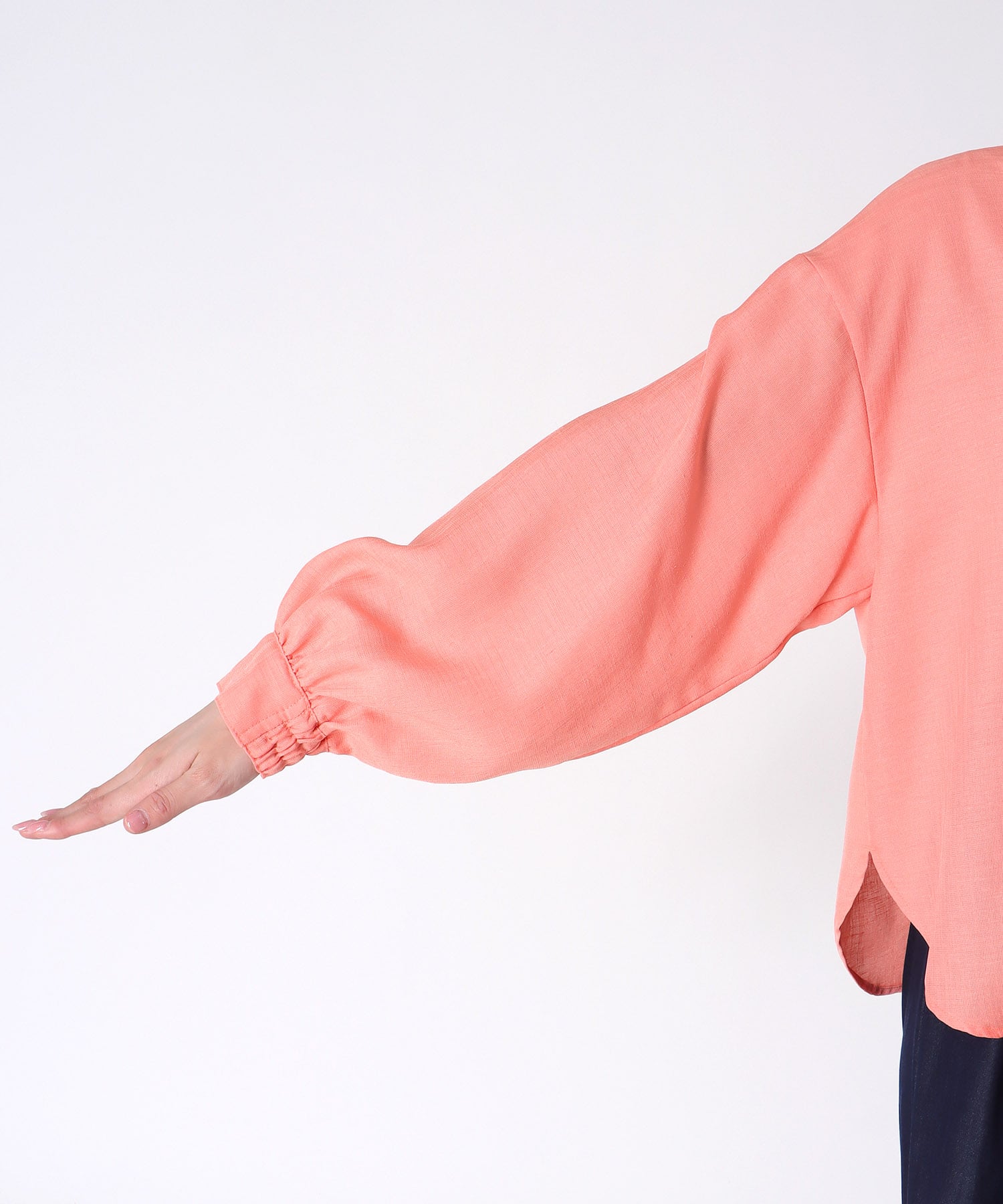 バックテープシャツブラウス