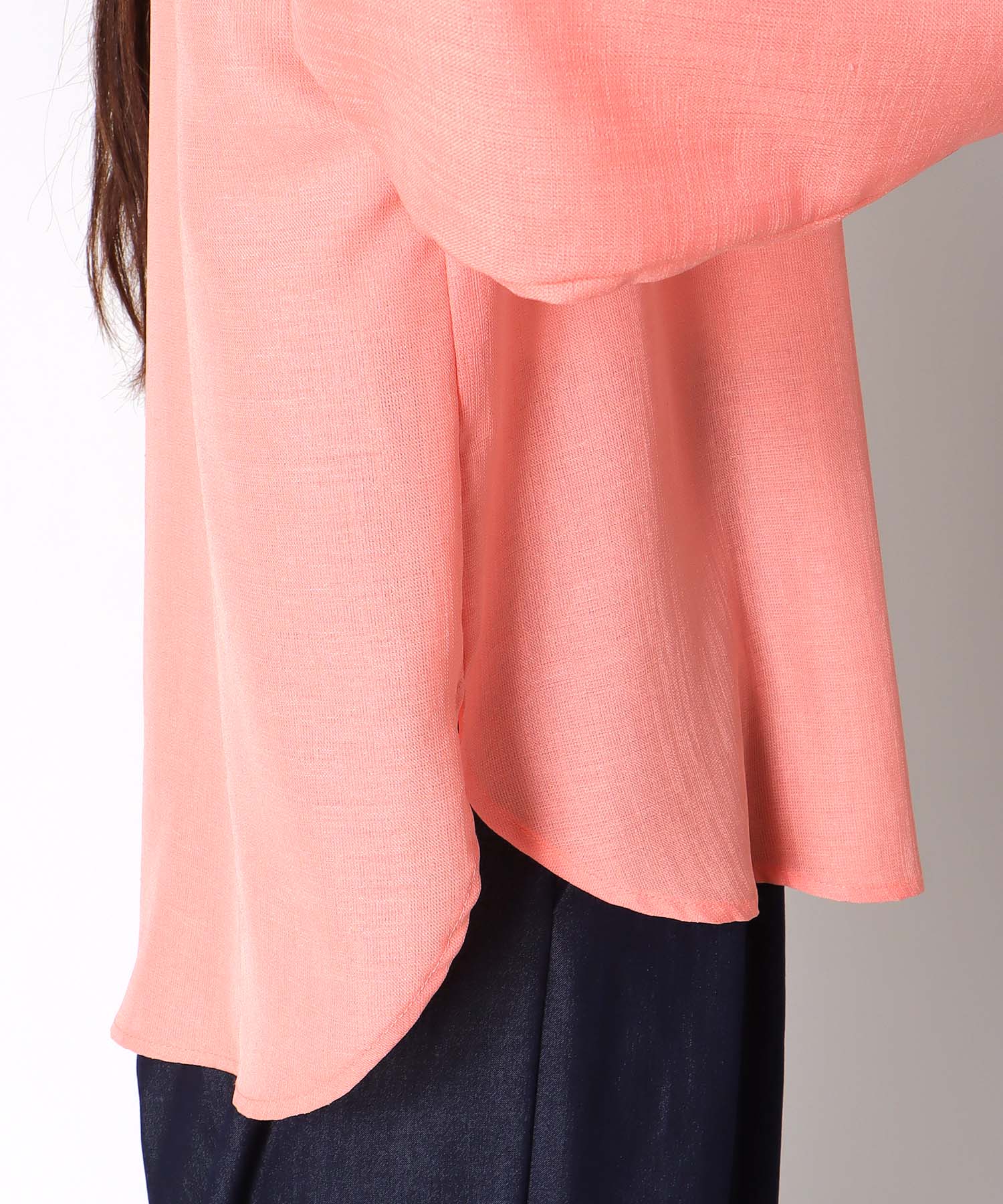 バックテープシャツブラウス