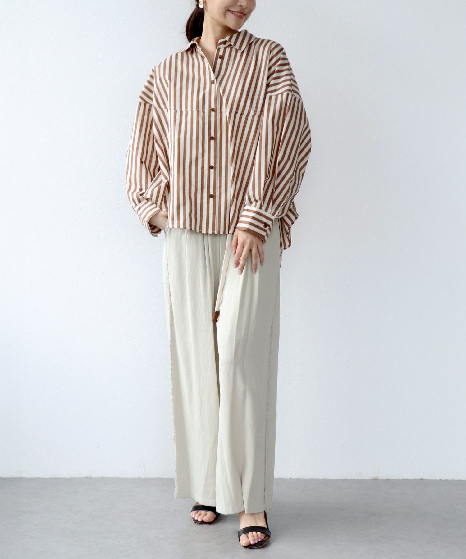 ストライプシャツ