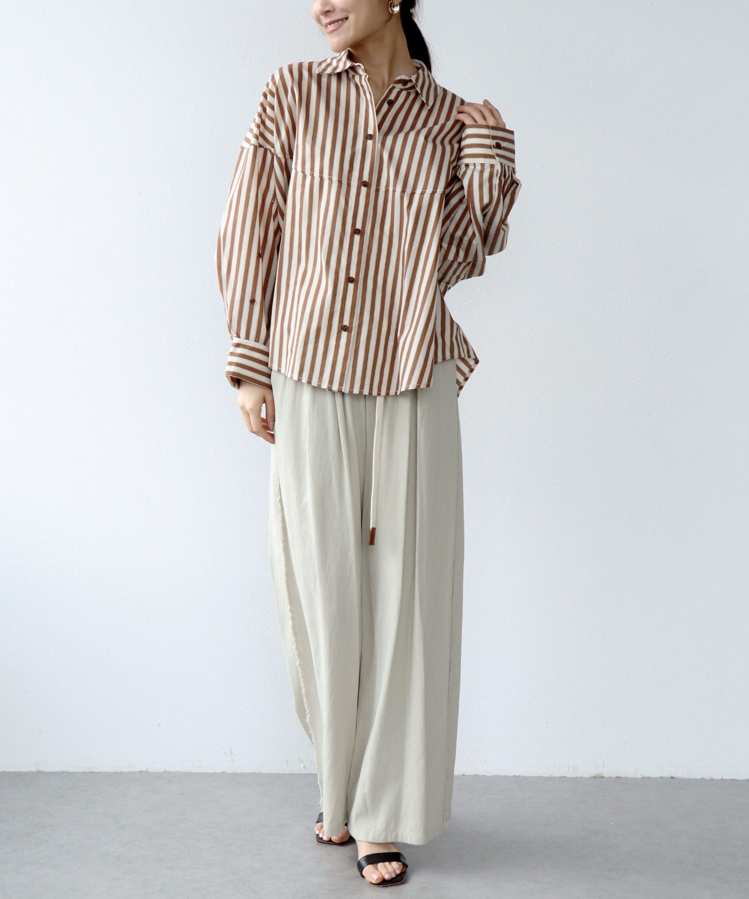 ストライプシャツ