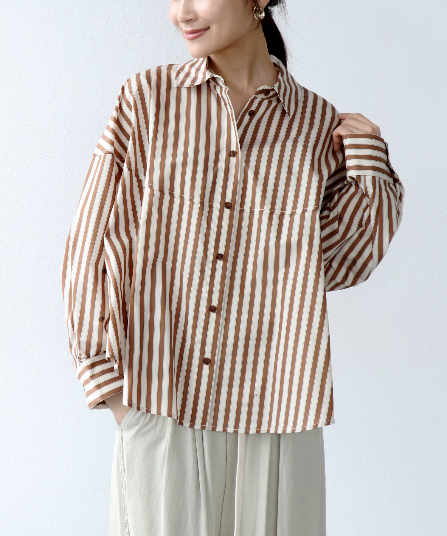 ストライプシャツ