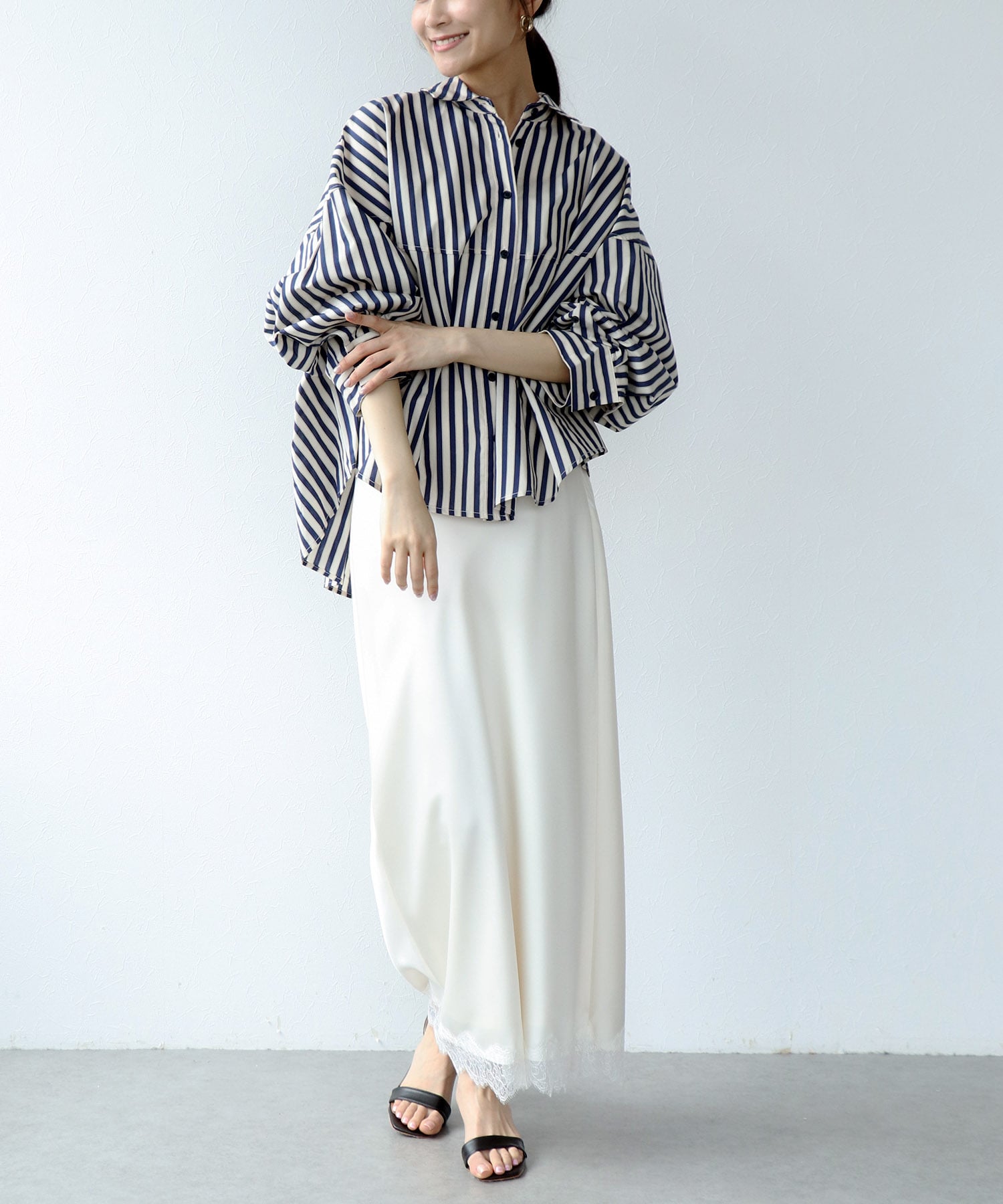 ストライプシャツ