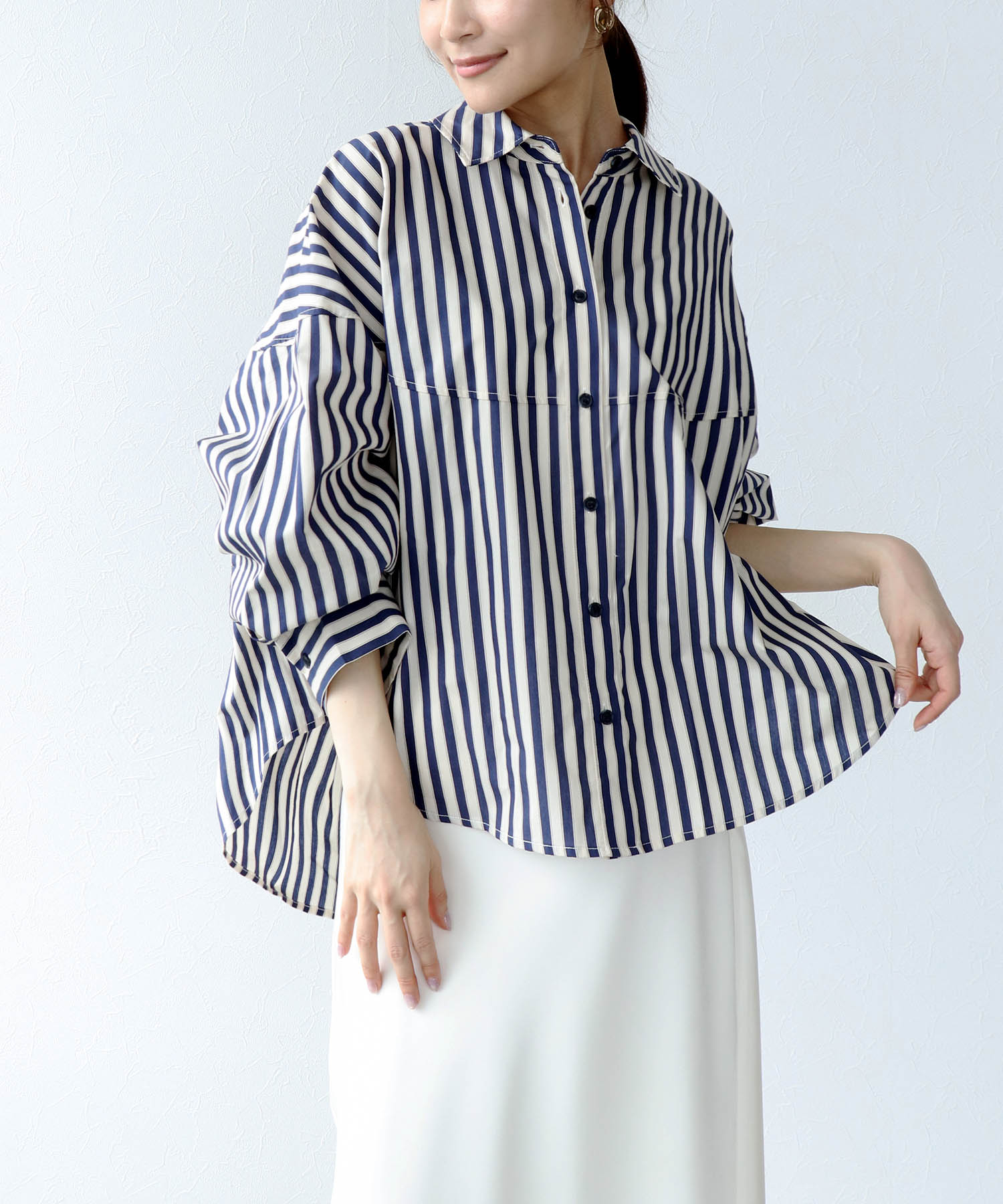 ストライプシャツ