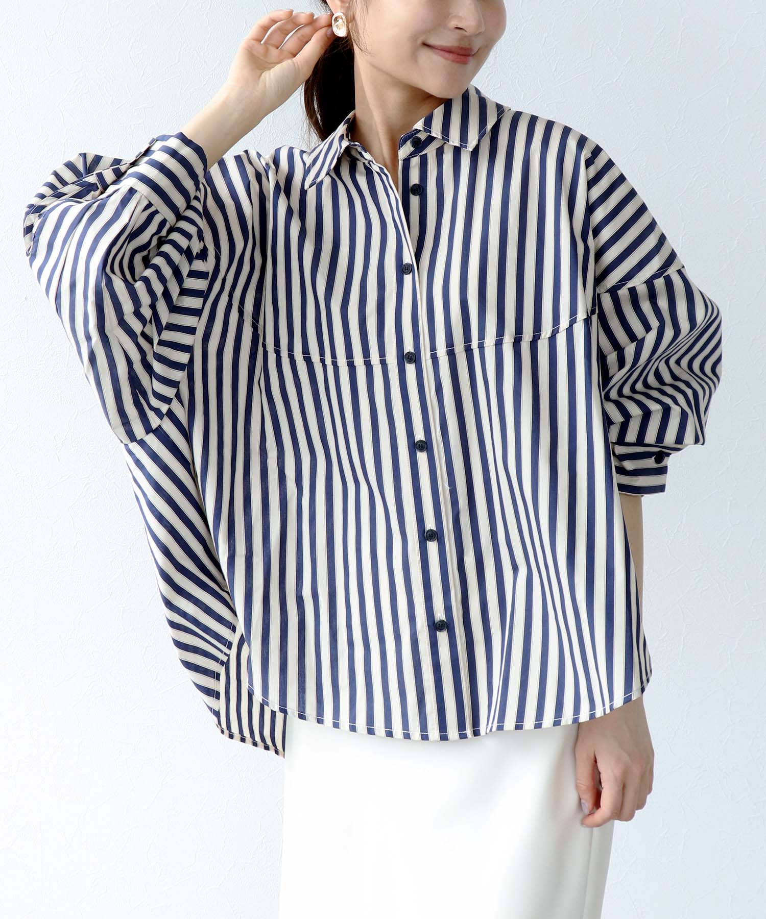 ストライプシャツ