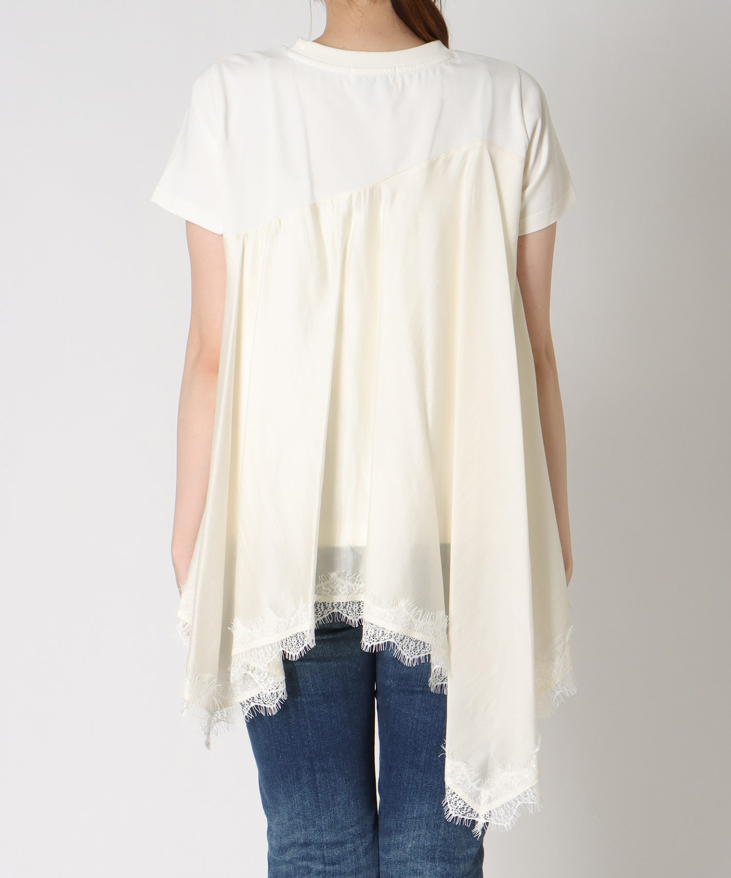 ヘムレースドッキングTシャツ