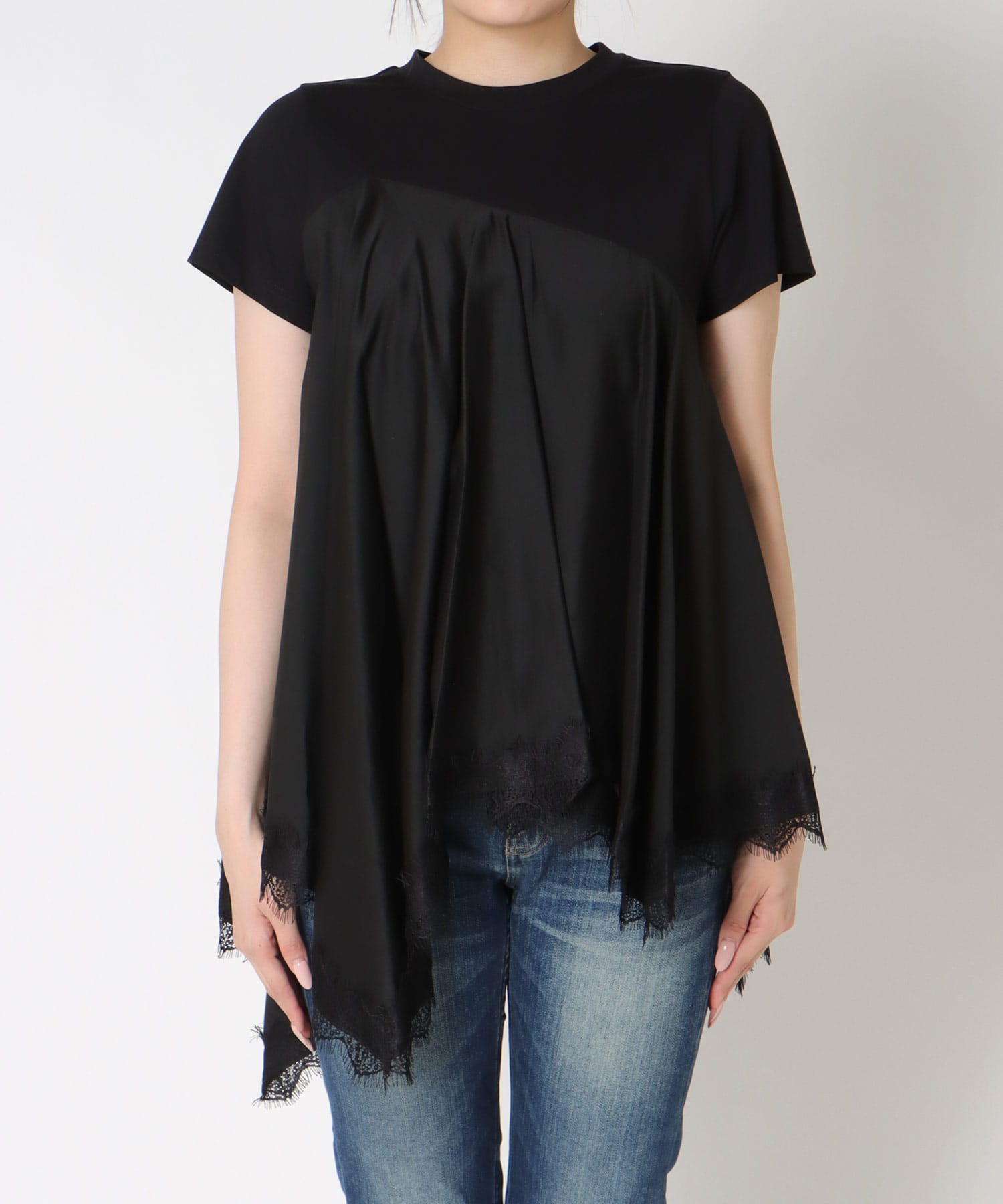 ヘムレースドッキングTシャツ
