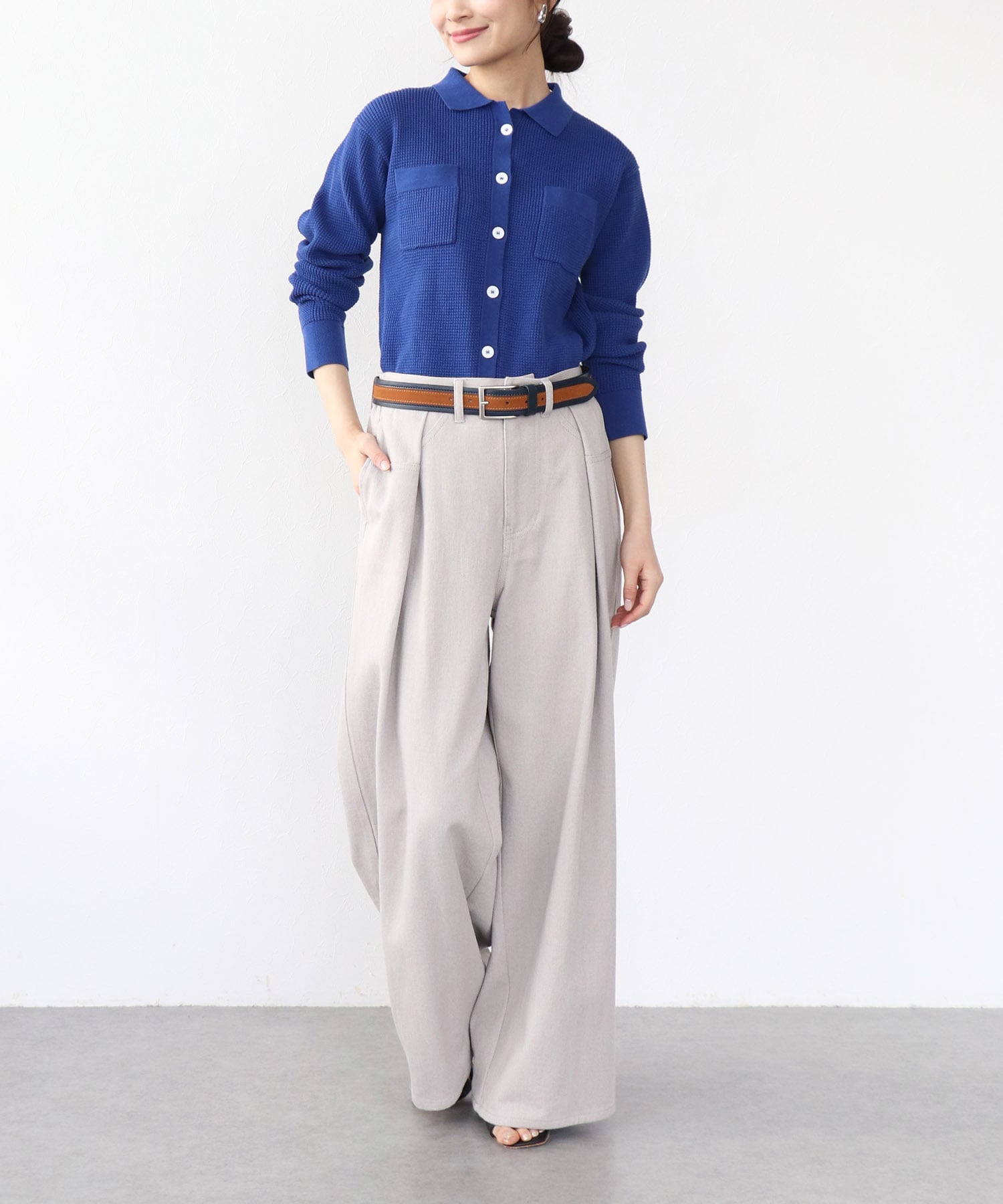 エアーバイオウォッシュワイドパンツ