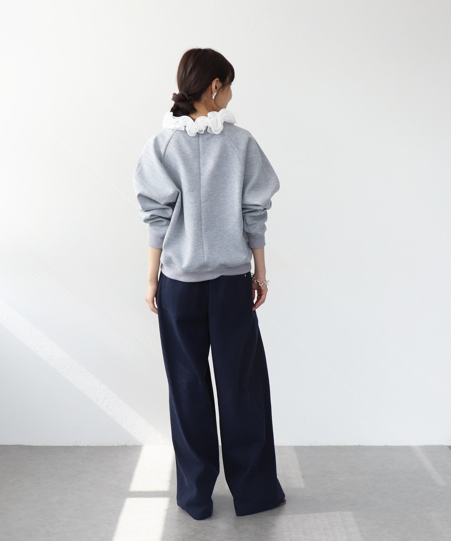 エアーバイオウォッシュワイドパンツ