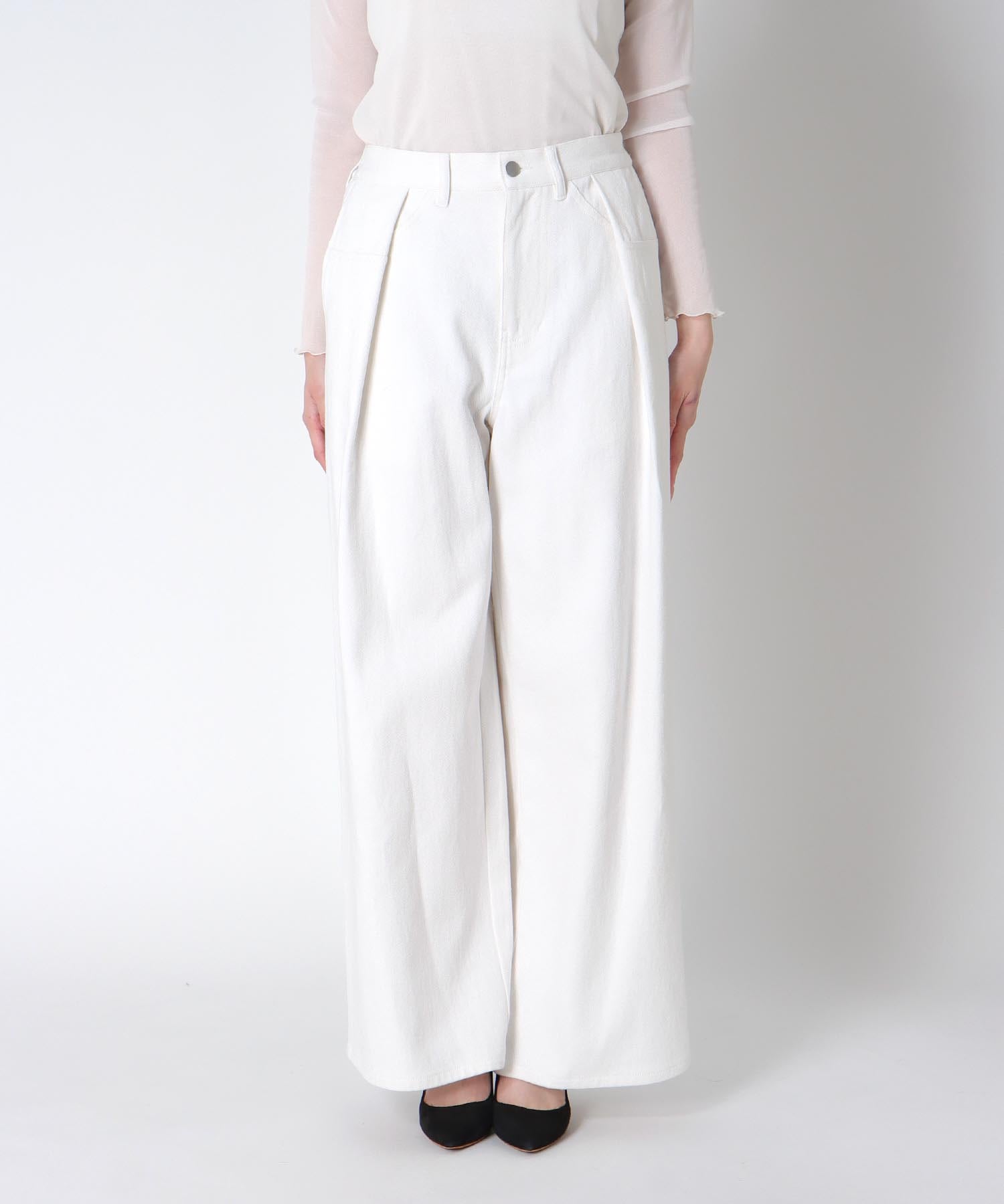 エアーバイオウォッシュワイドパンツ