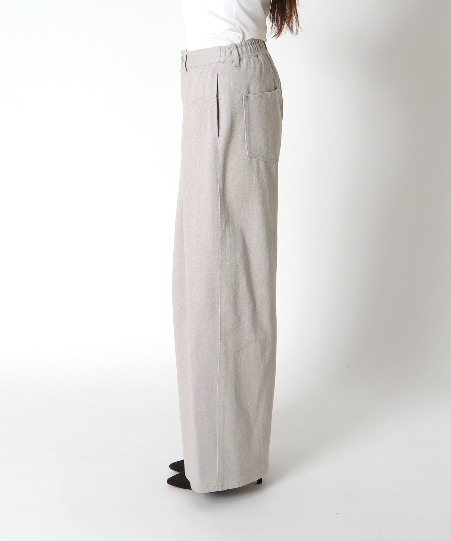 エアーバイオウォッシュワイドパンツ