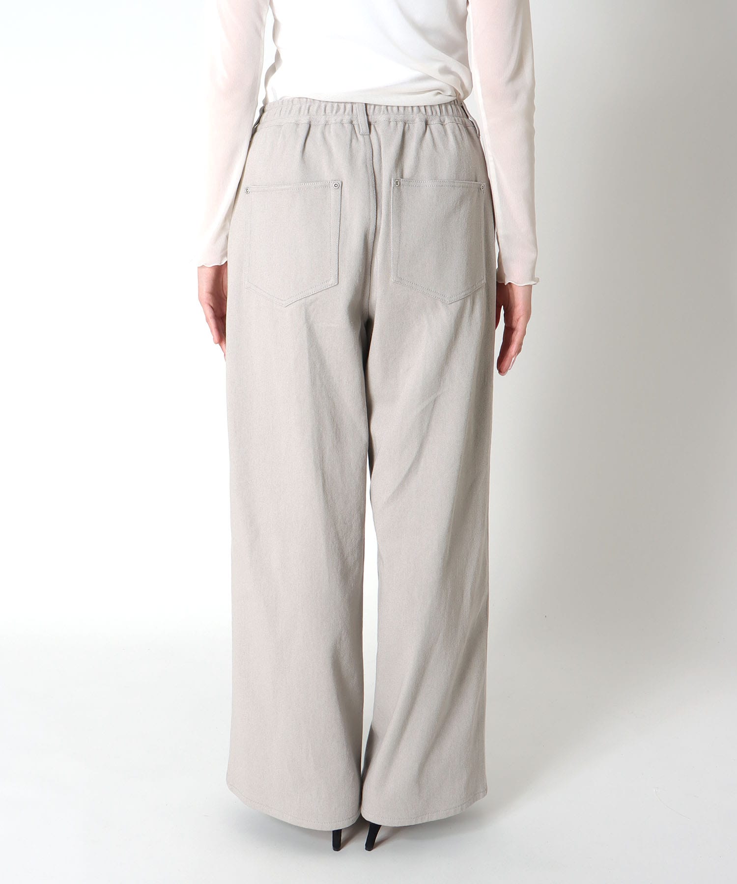 エアーバイオウォッシュワイドパンツ