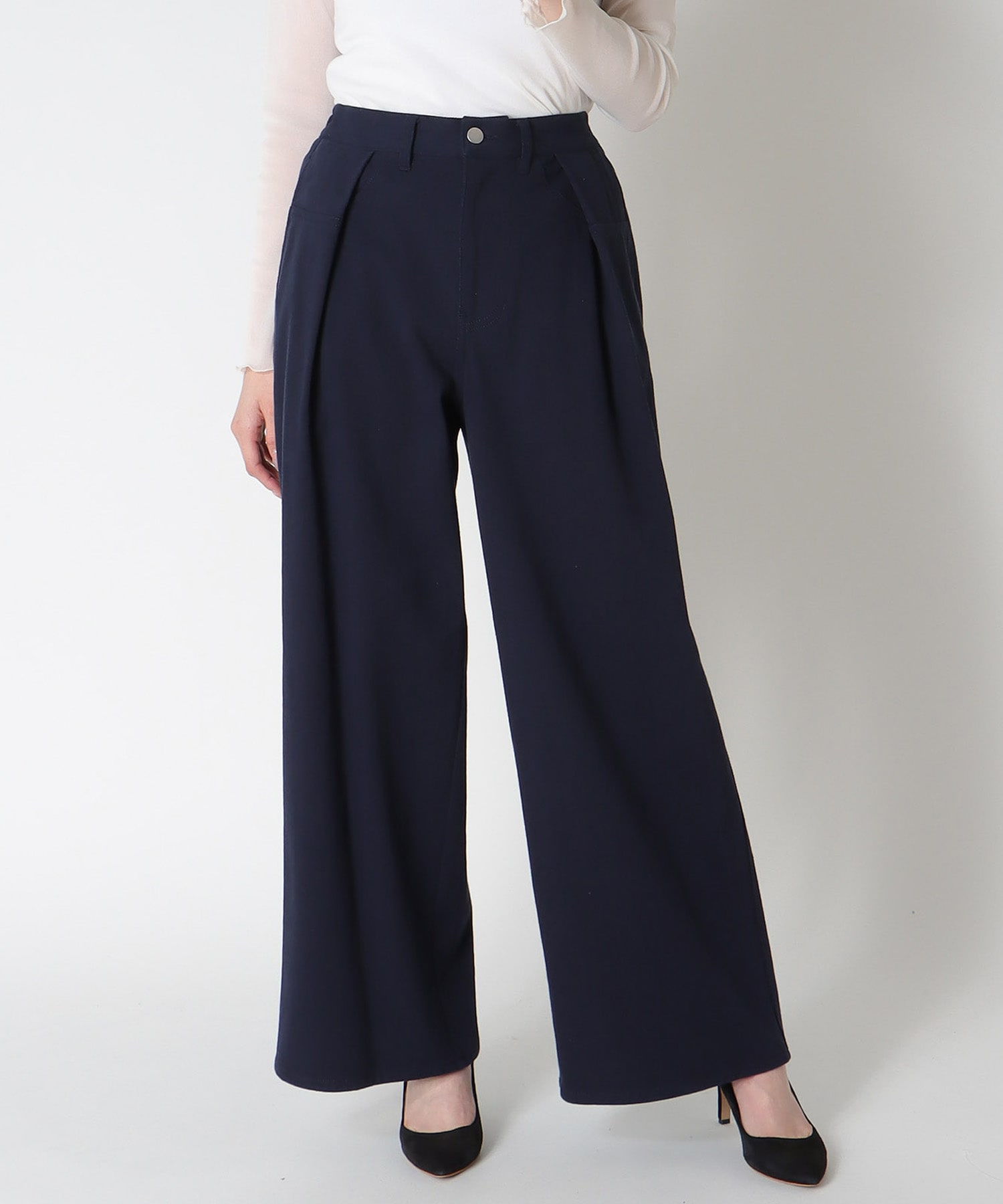 エアーバイオウォッシュワイドパンツ