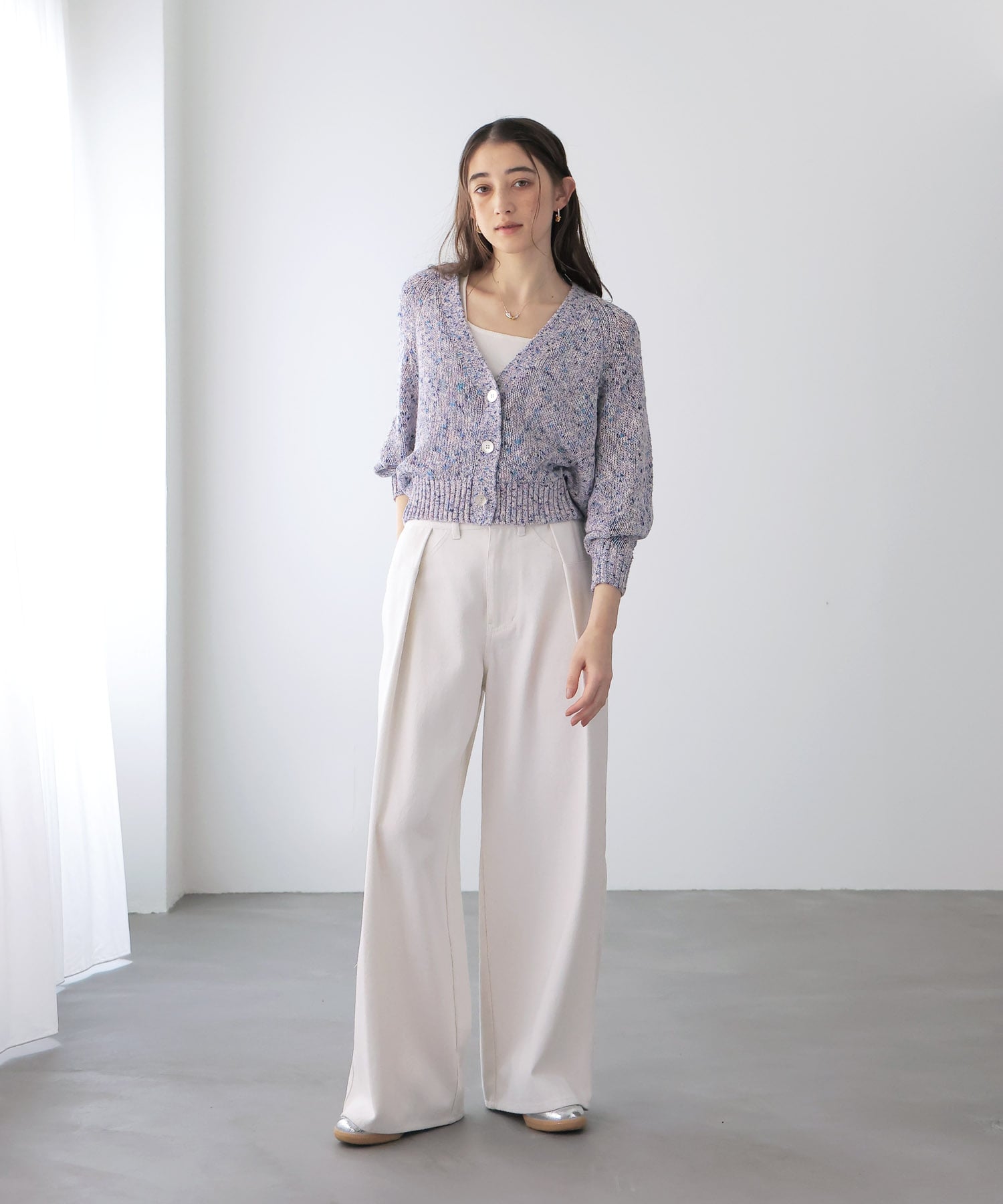 エアーバイオウォッシュワイドパンツ