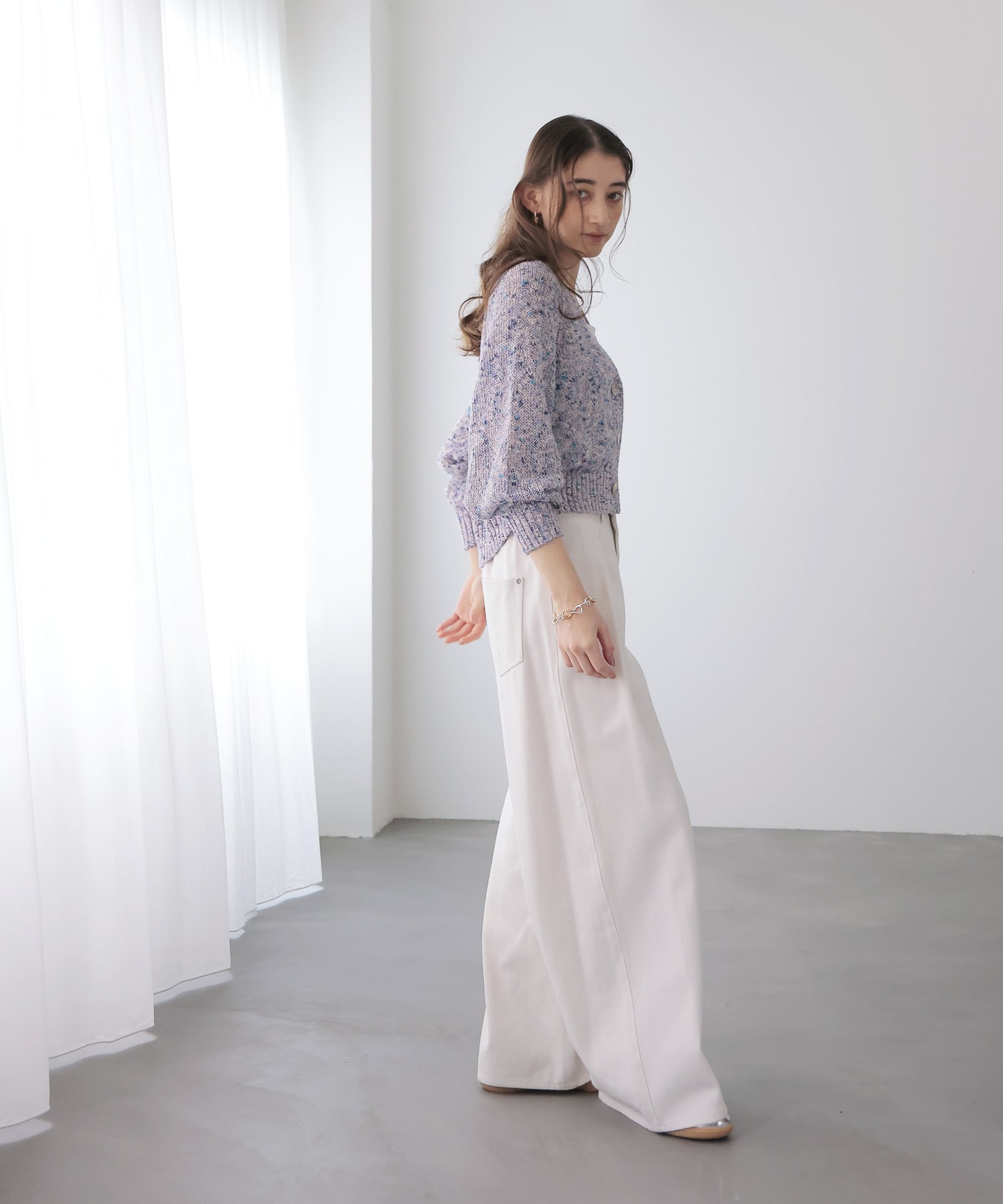 エアーバイオウォッシュワイドパンツ