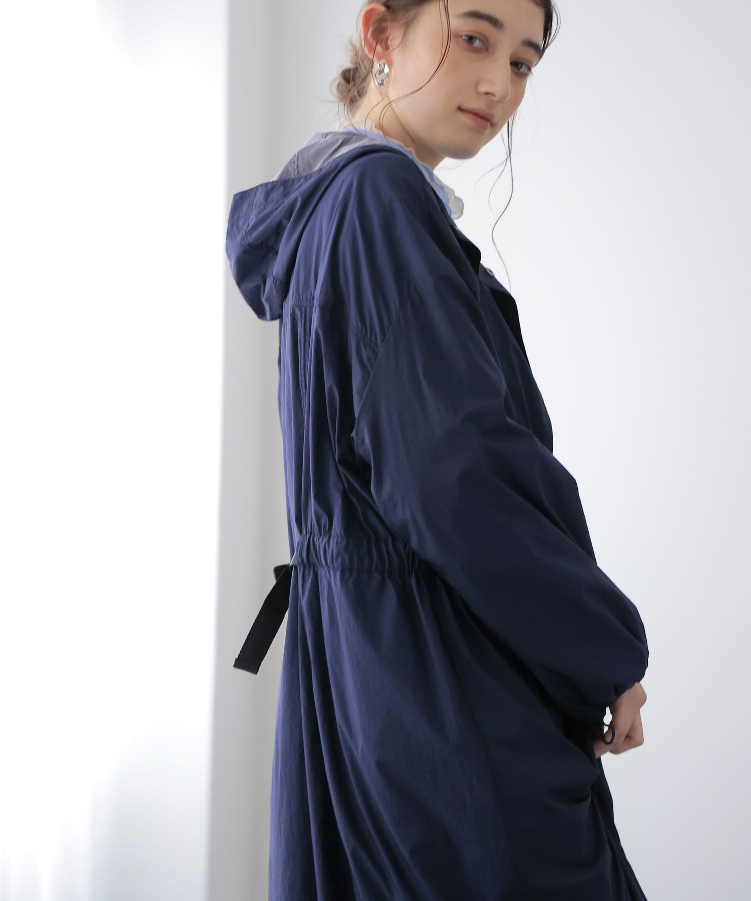 シアータフタスプリングナイロンコート