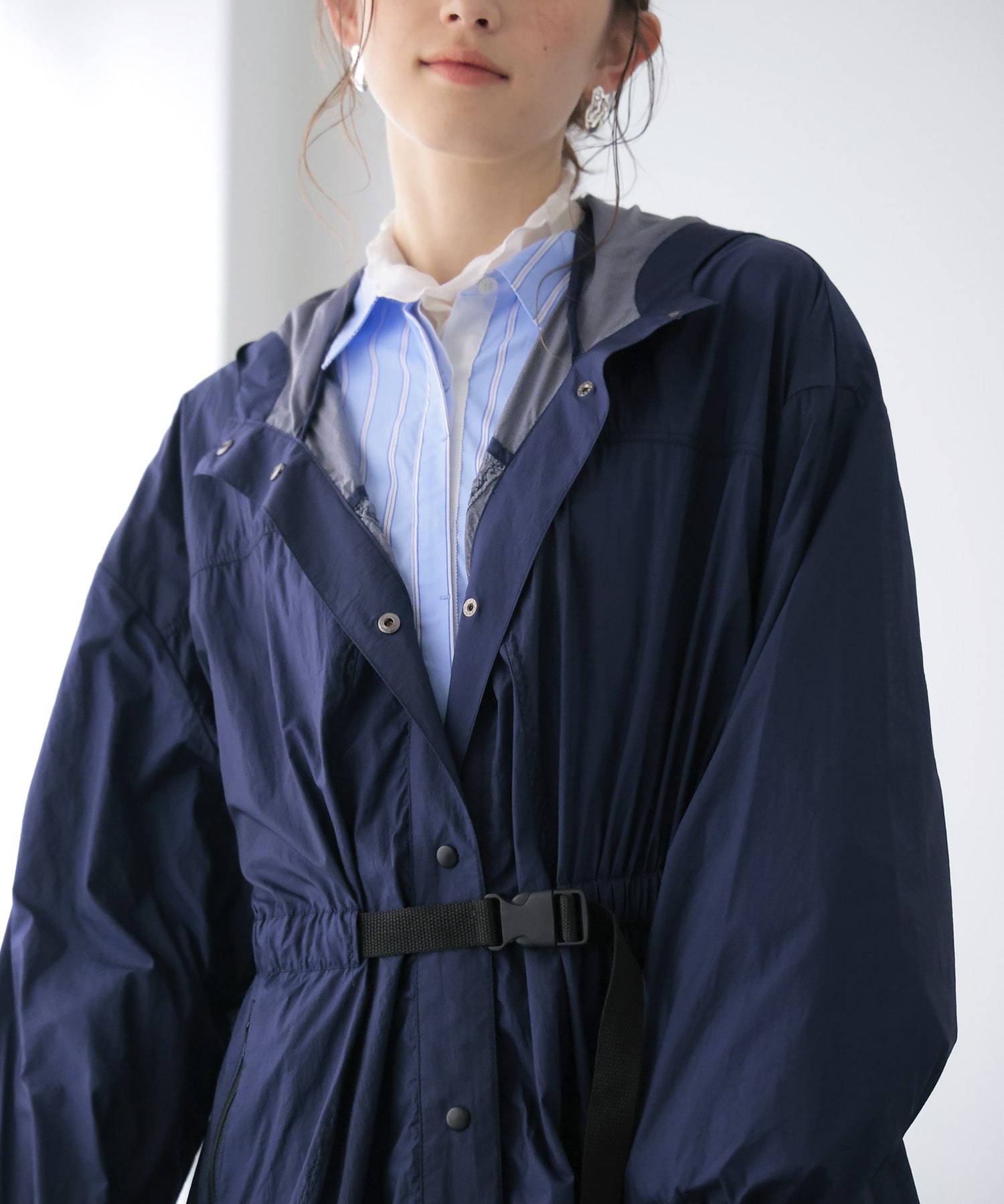 シアータフタスプリングナイロンコート