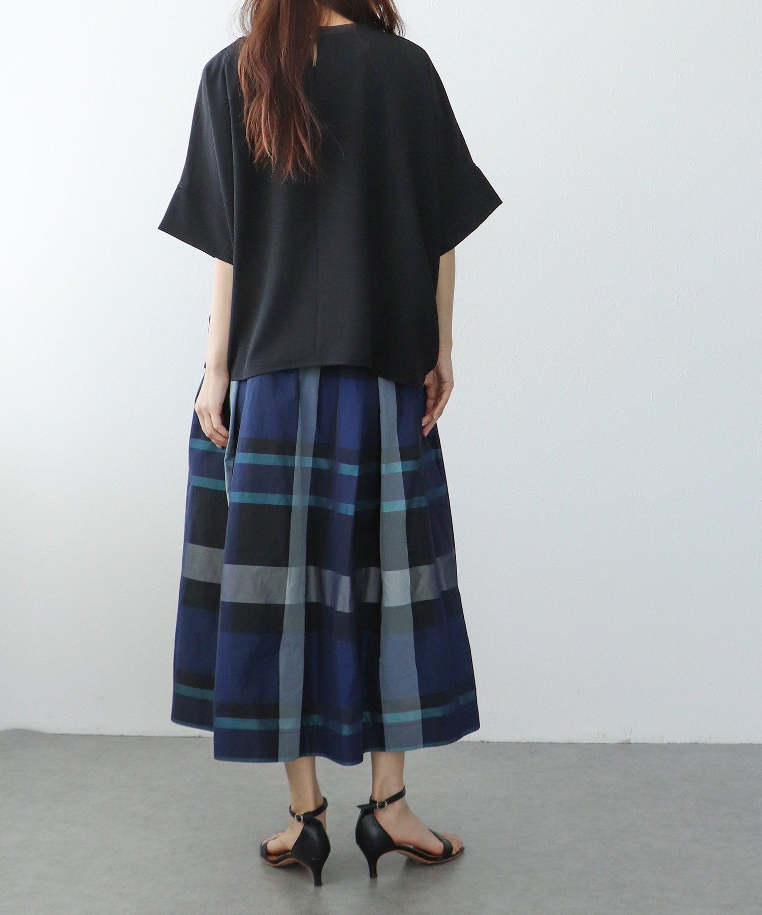 ハイストレッチカルゼワッシャーブラウス