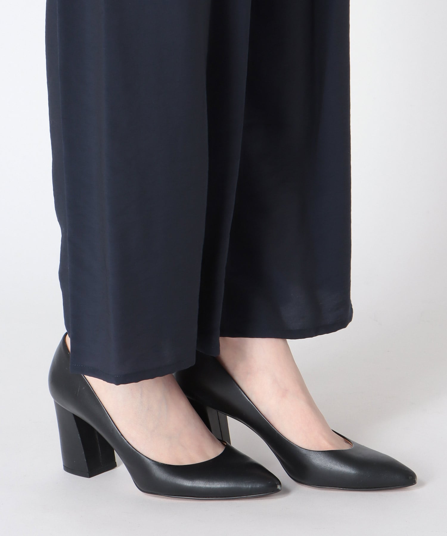 テンセルナイロンワイドパンツ