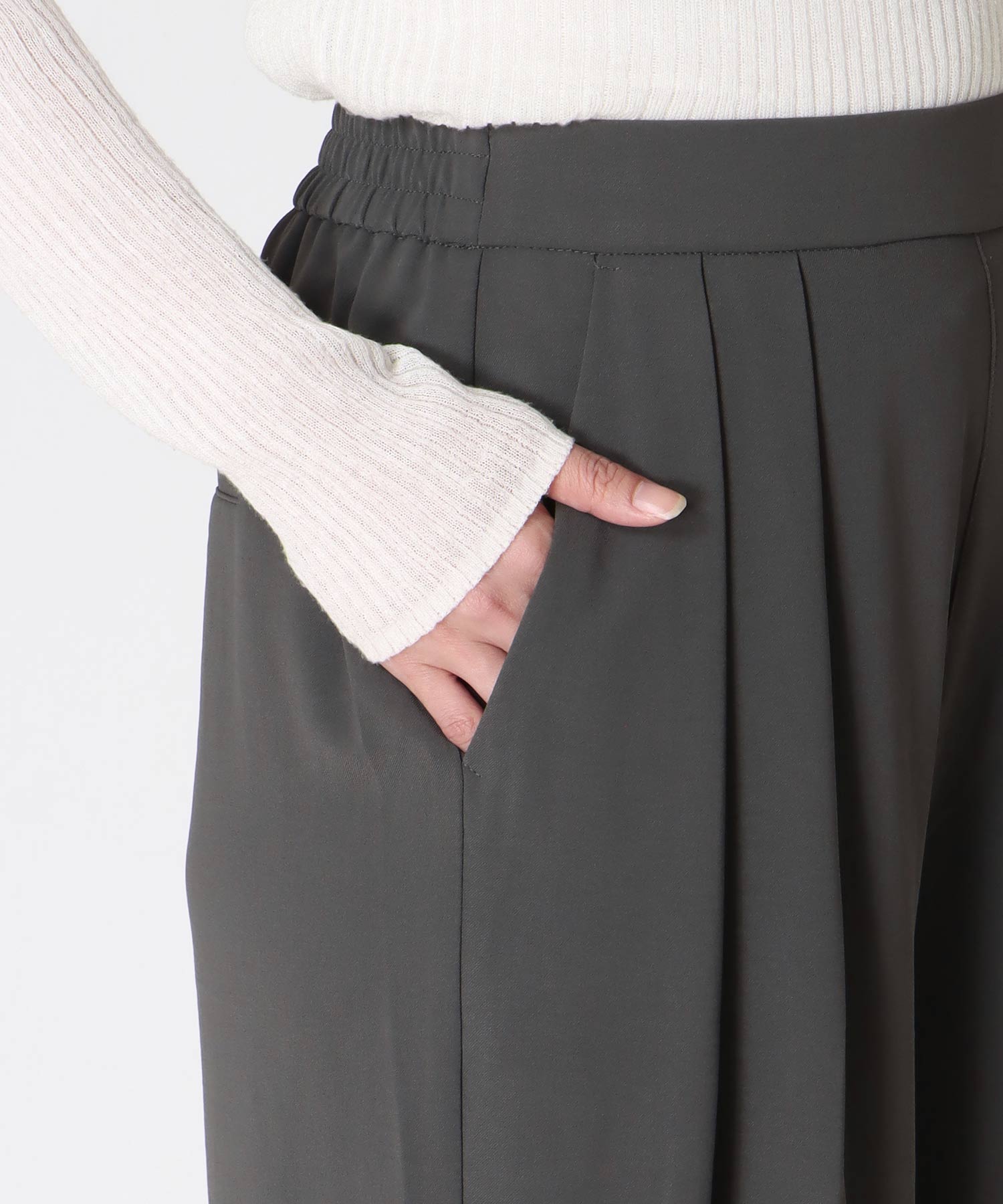 ハイストレッチカルゼワッシャーパンツ