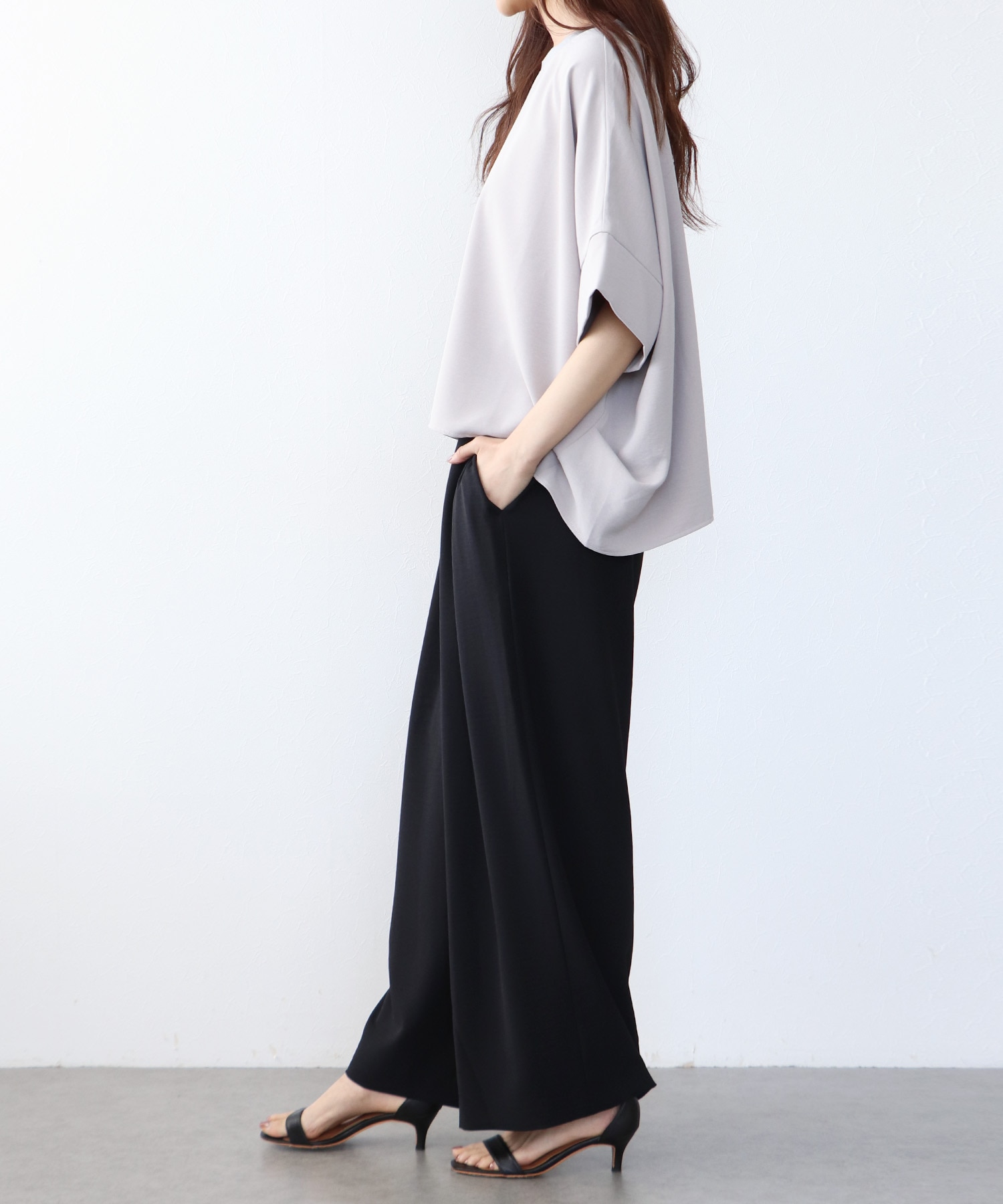 ハイストレッチカルゼワッシャーパンツ
